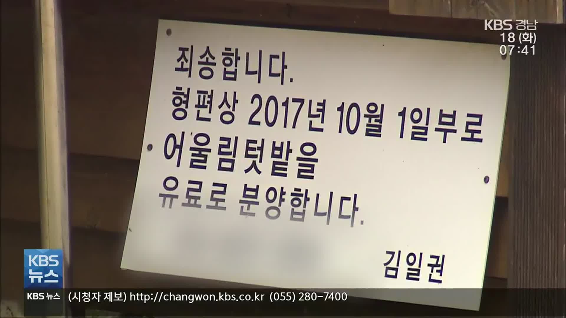 [단독] 시장 당선되자 자기 땅 앞 제방 도로 지정…맹지 탈출로 땅값만 껑충