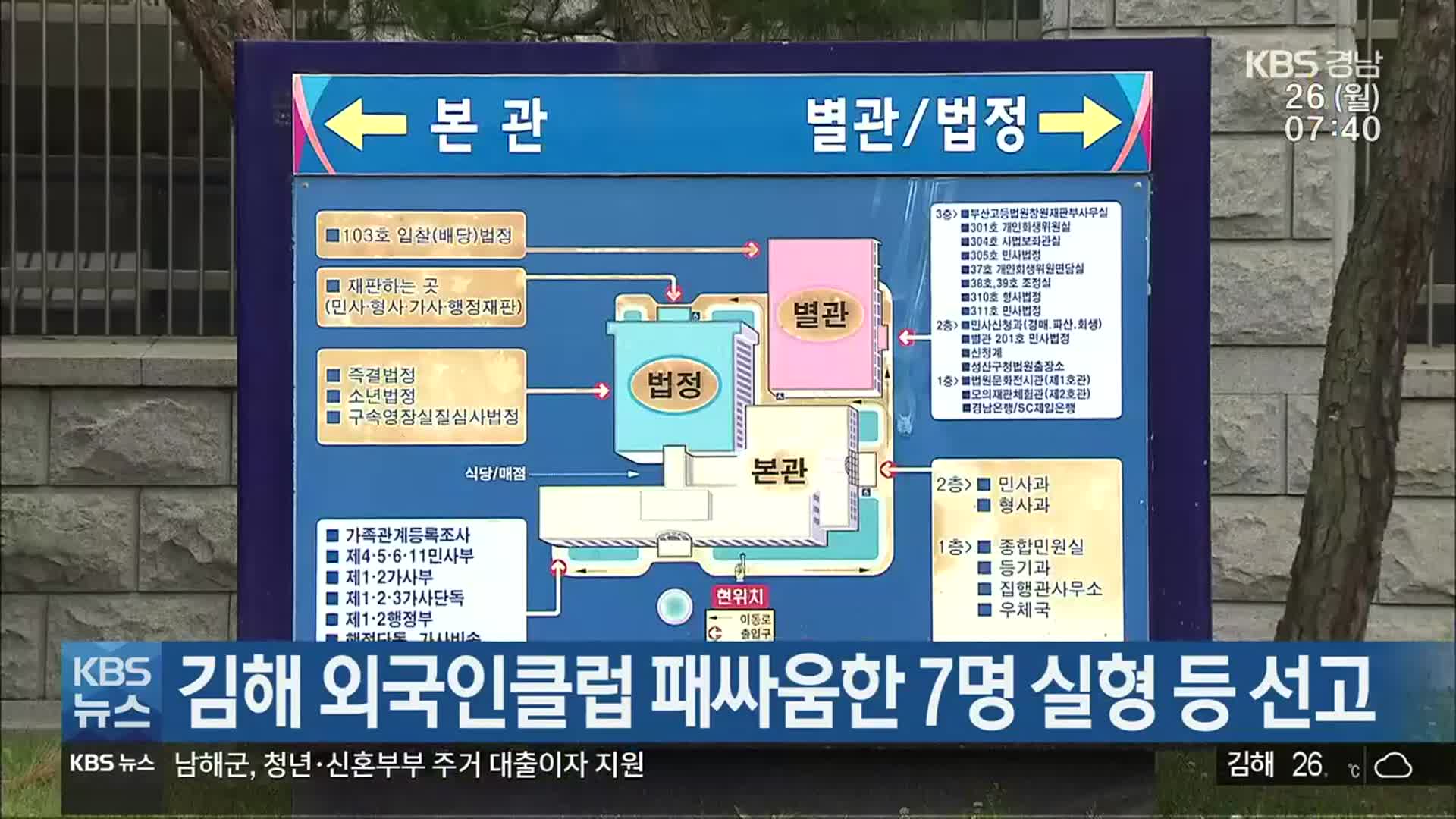 김해 외국인클럽 패싸움한 7명 실형 등 선고