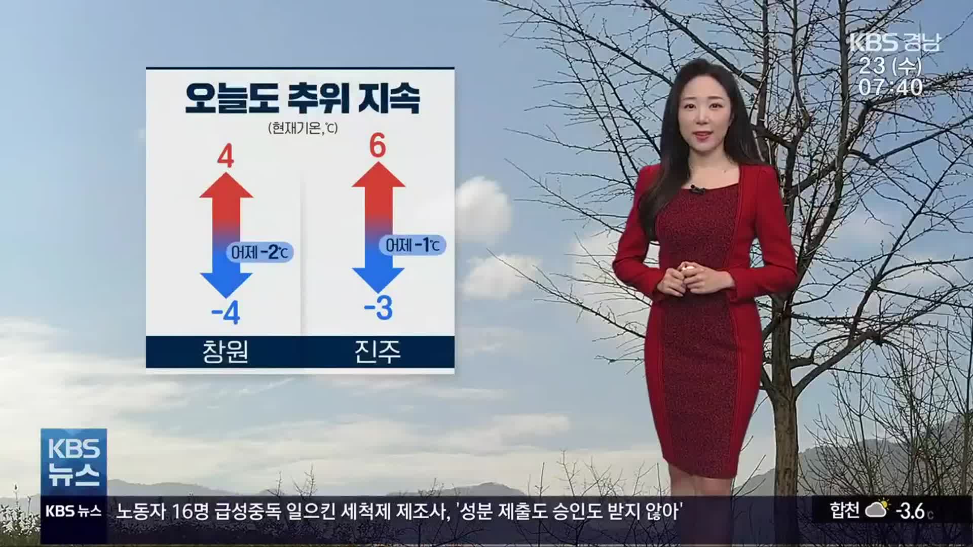 [날씨] 경남 오늘도 추위 지속…건조특보 강화