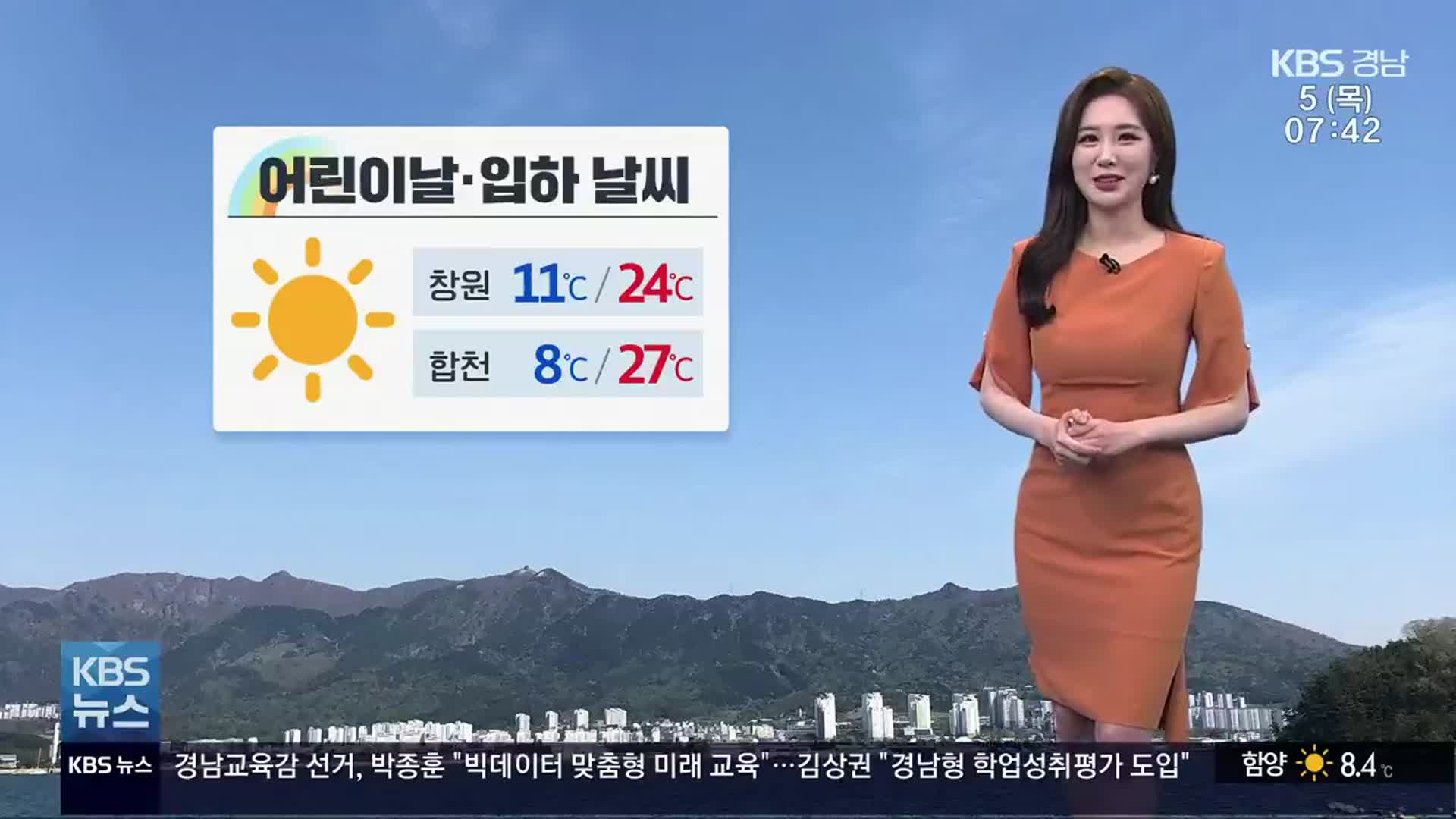 [날씨] 경남 맑고 쾌청…자외선 지수 ‘매우 높음’