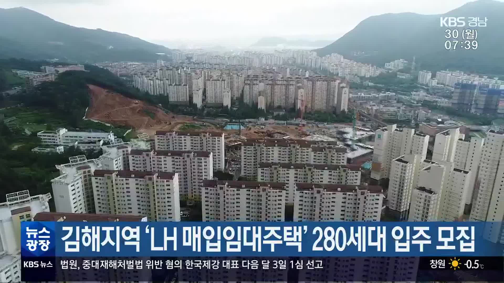 김해지역 ‘LH 매입임대주택’ 280세대 입주 모집