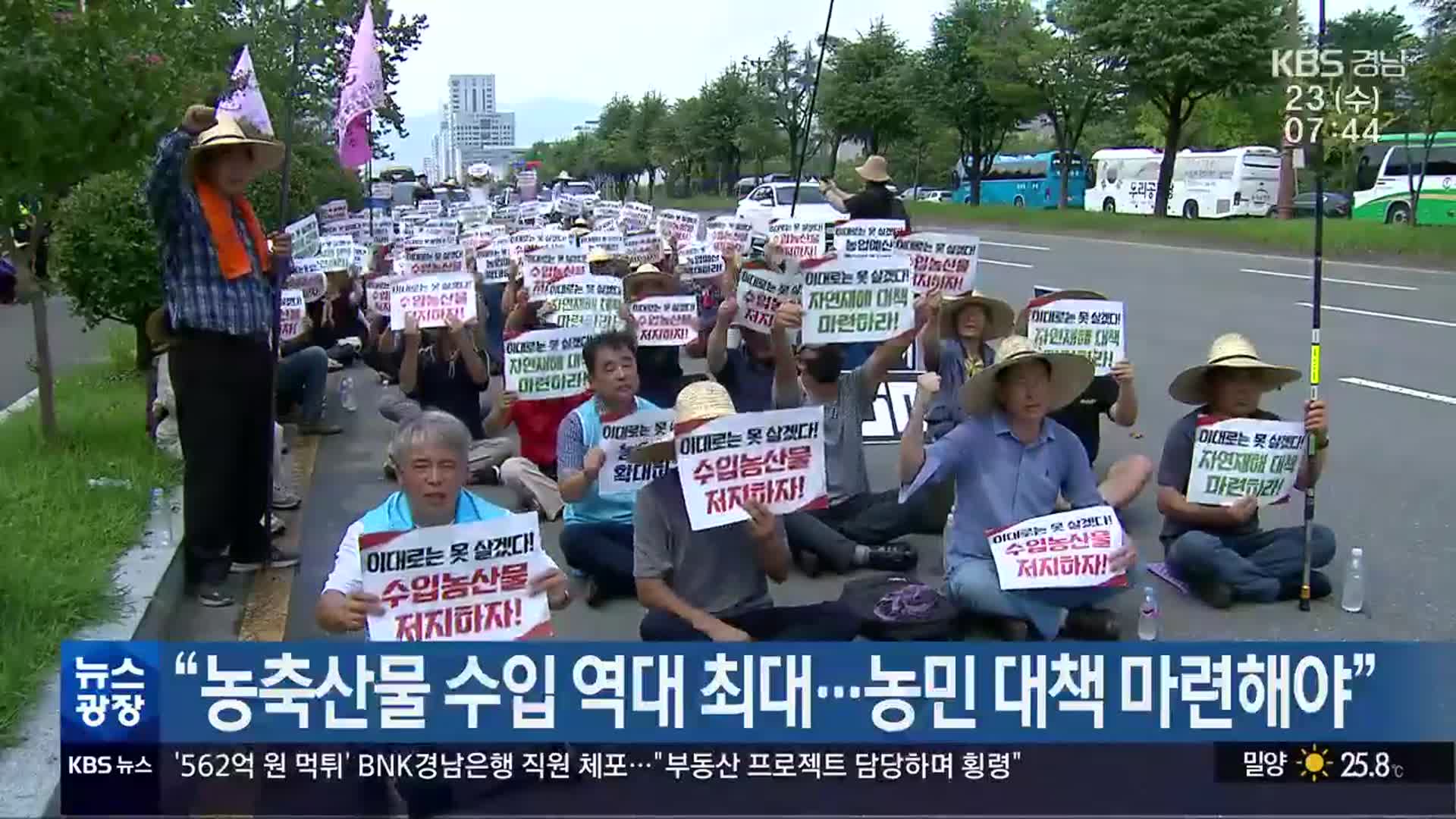 “농축산물 수입 역대 최대…농민 대책 마련해야”