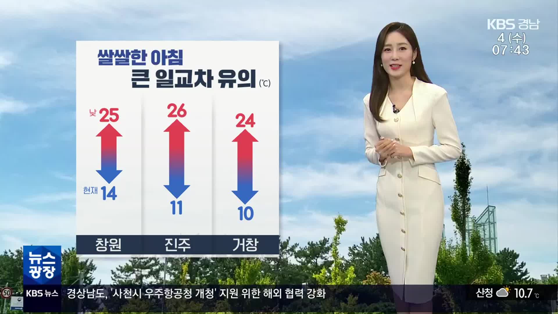 [날씨] 경남 내륙 중심 짙은 안개…당분간 큰 일교차 유의