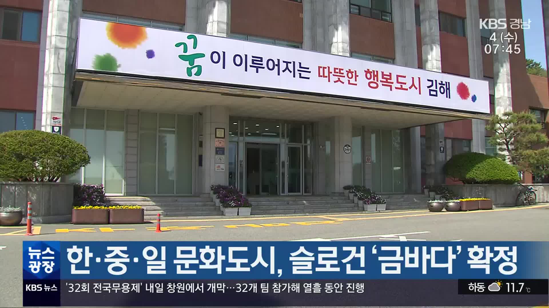 한·중·일 문화도시, 슬로건 ‘금바다’ 확정
