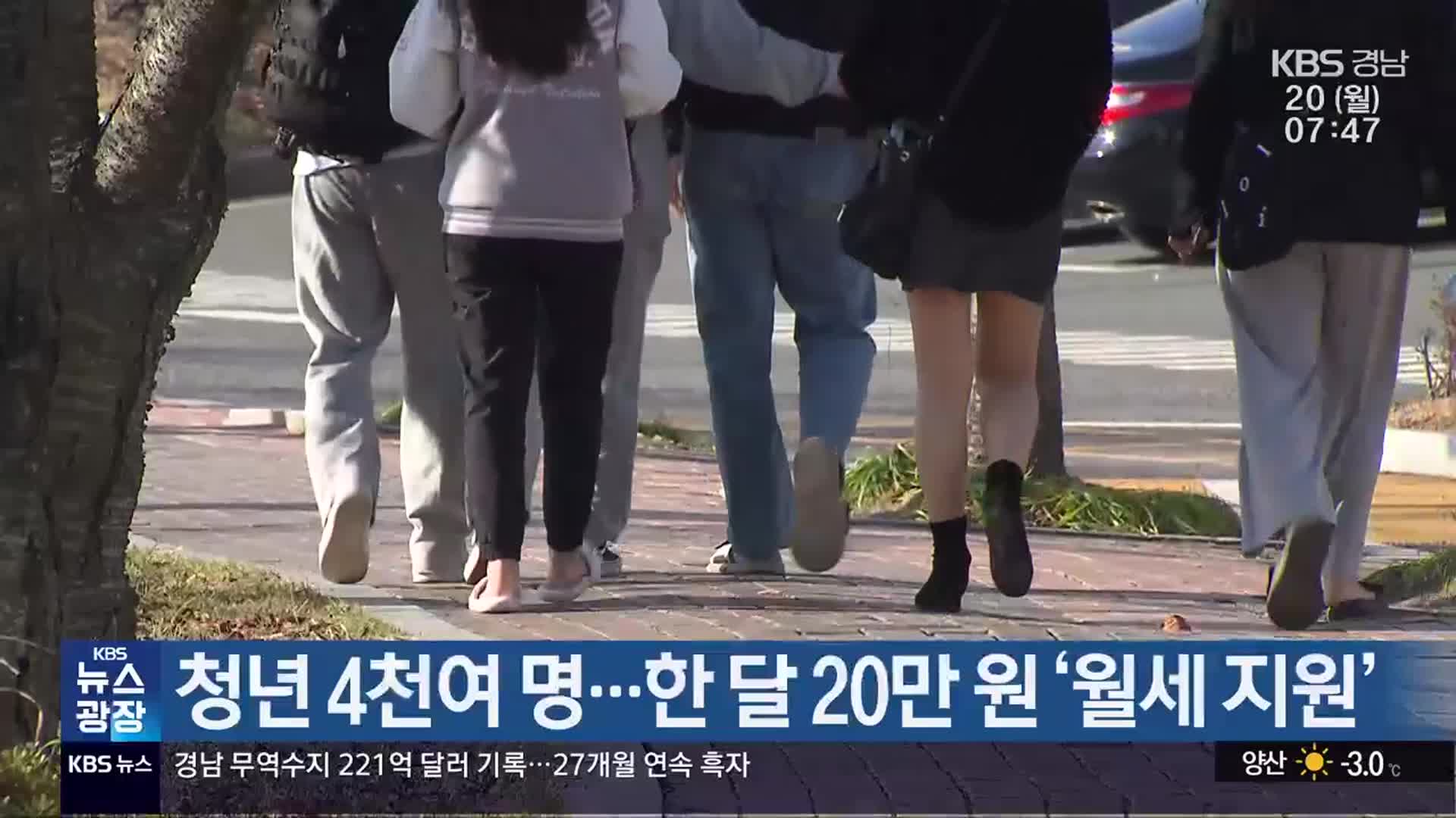 청년 4천여 명…한 달 20만 원 ‘월세 지원’