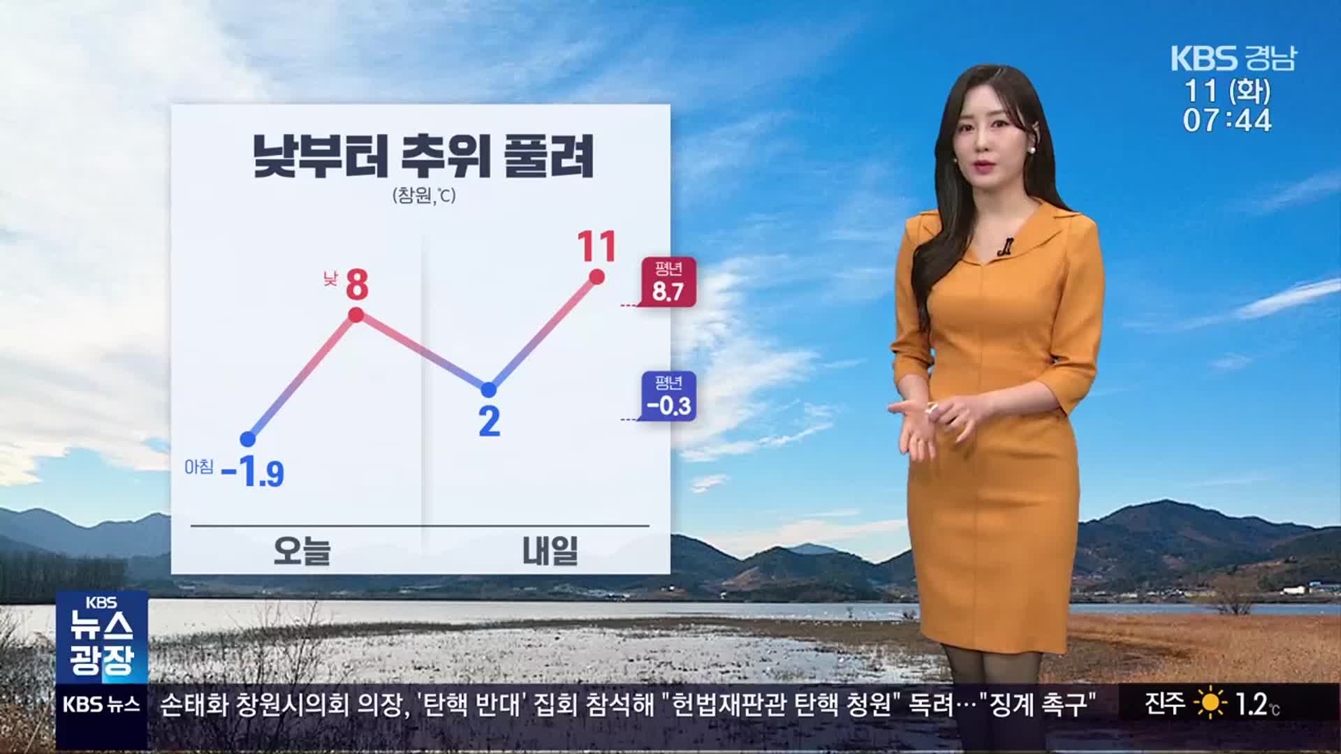 [날씨] 경남 낮부터 추위 풀려…엿새째 건조주의보