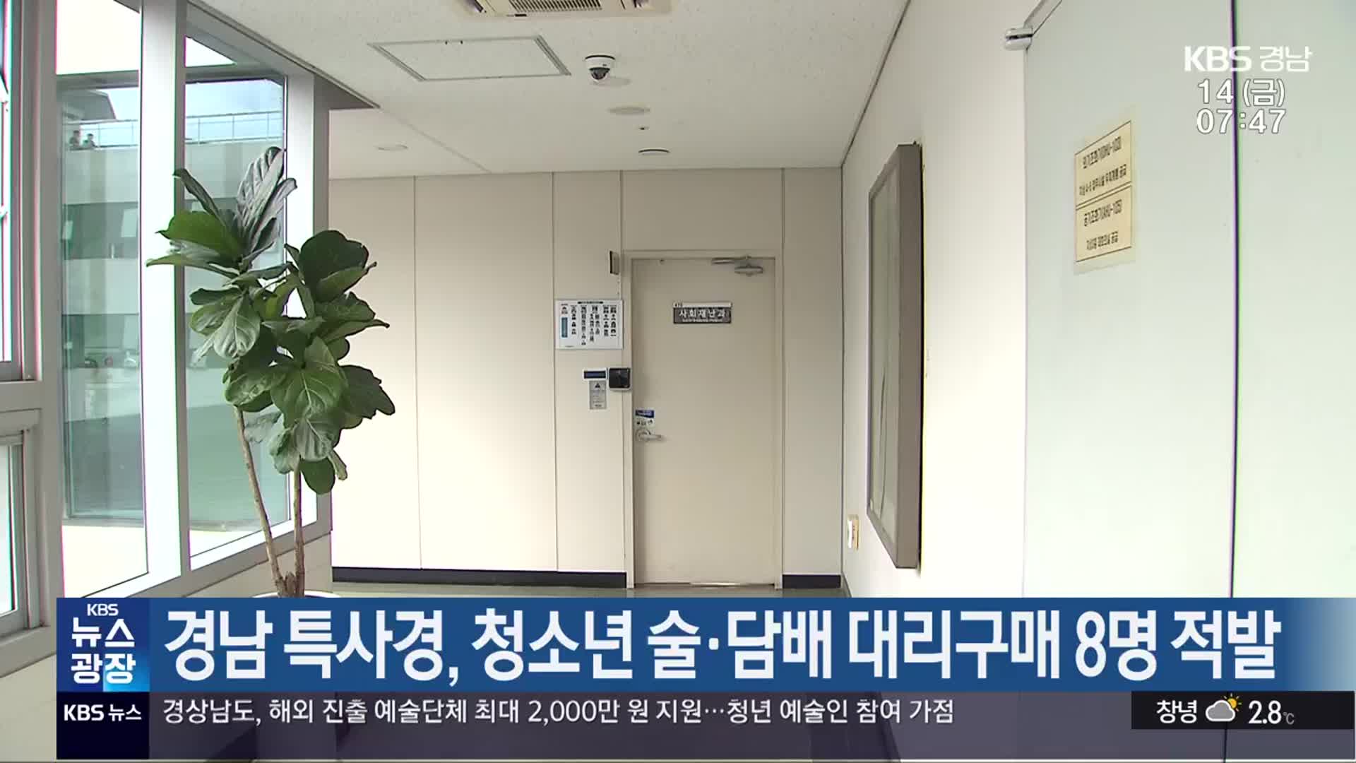 경남 특사경, 청소년 술·담배 대리구매 8명 적발