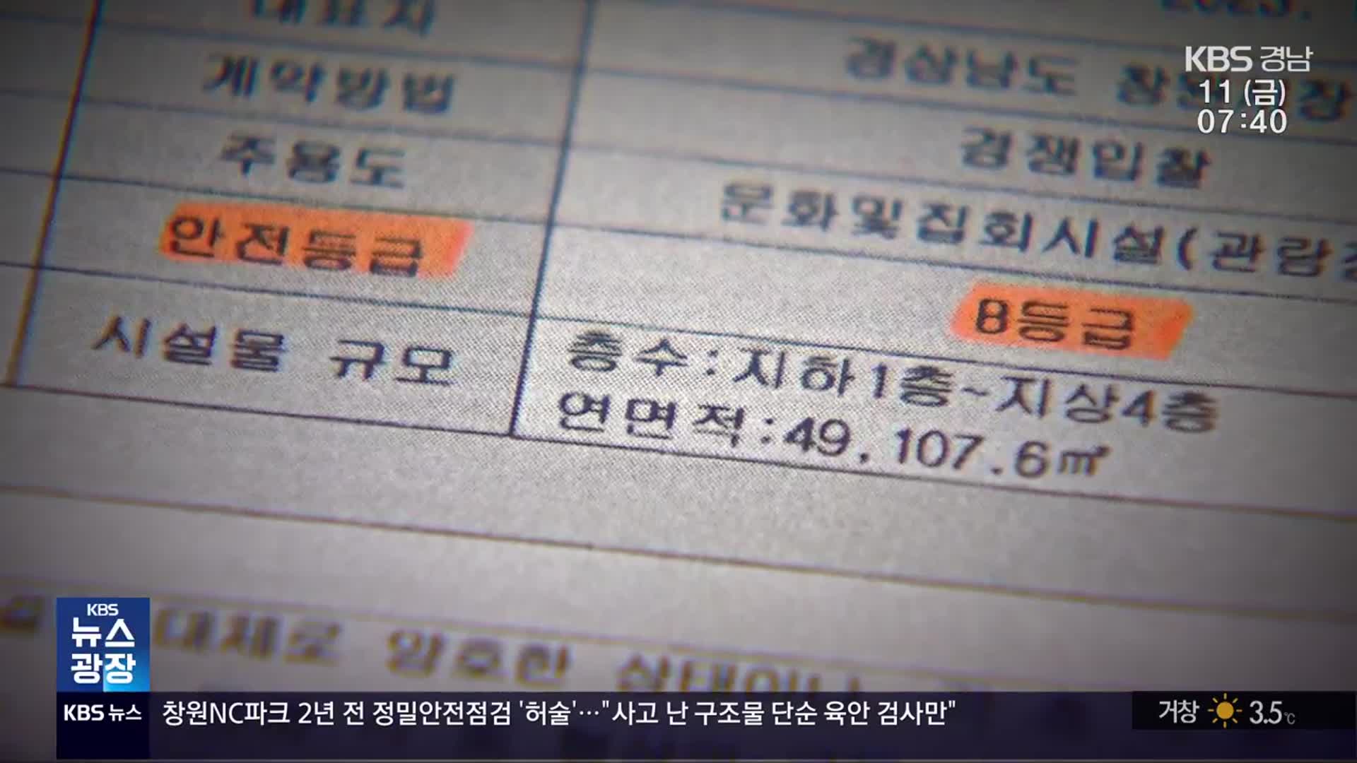 말뿐인 ‘정밀’ 안전 점검?…멀리서 보고 “문제없음”