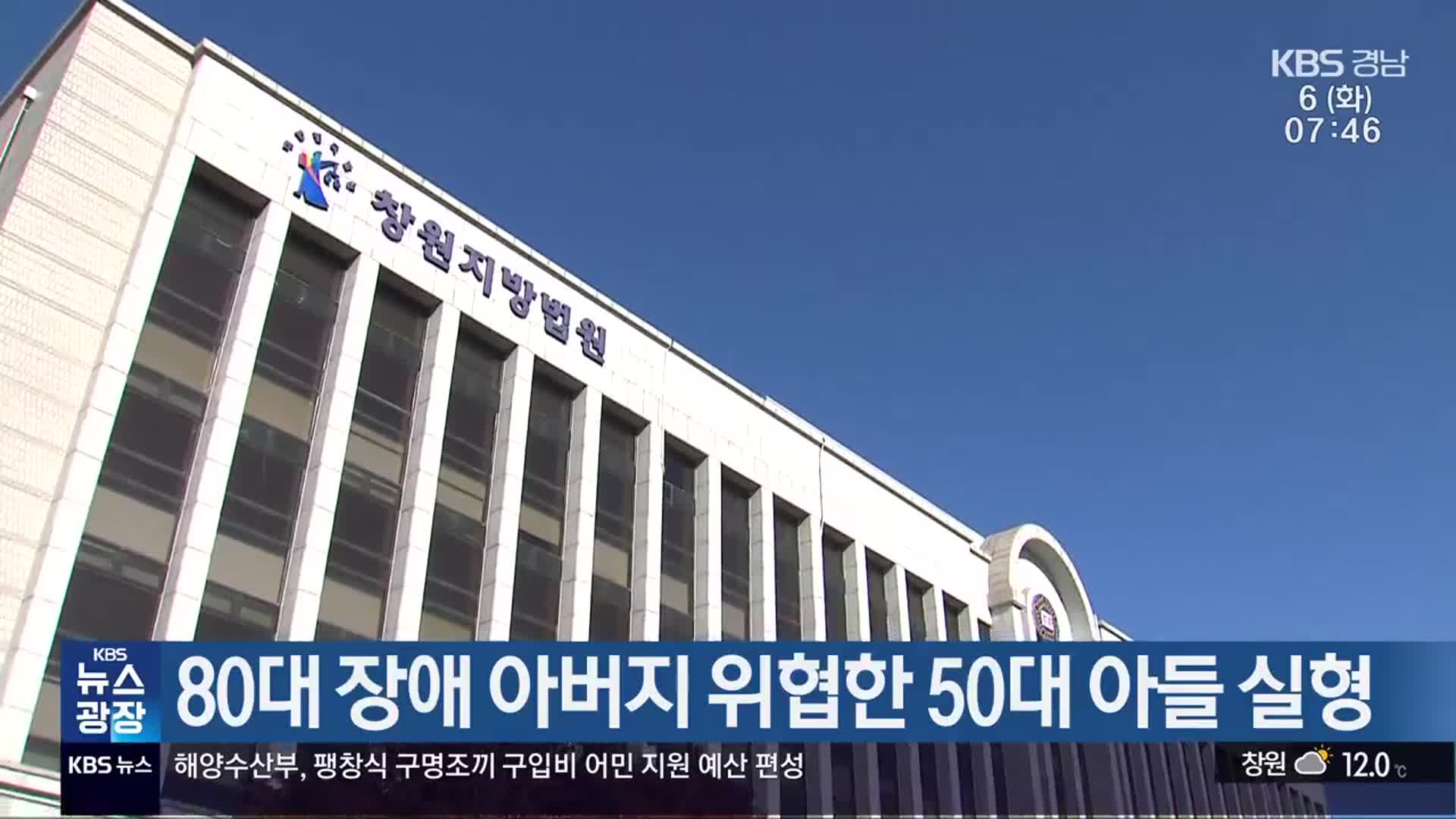 80대 장애 아버지 위협한 50대 아들 실형
