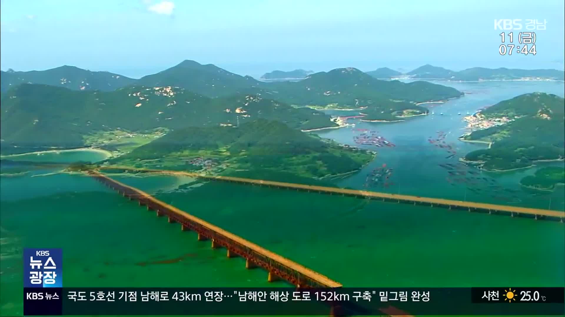 ‘남해안 섬 연결 해상국도’…여수에서 부산까지 152km