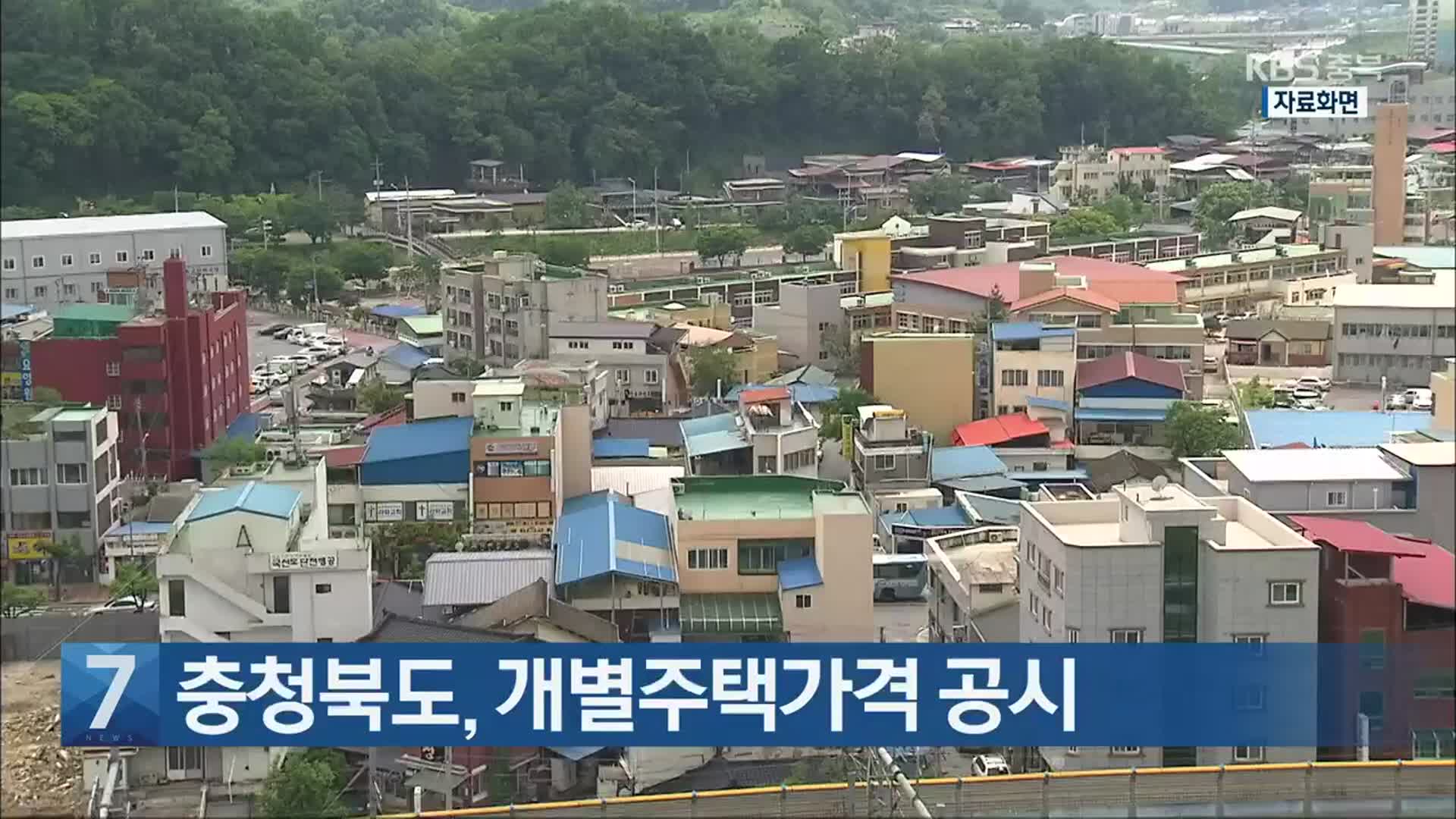 [간추린 단신] 충청북도, 개별주택가격 공시 외