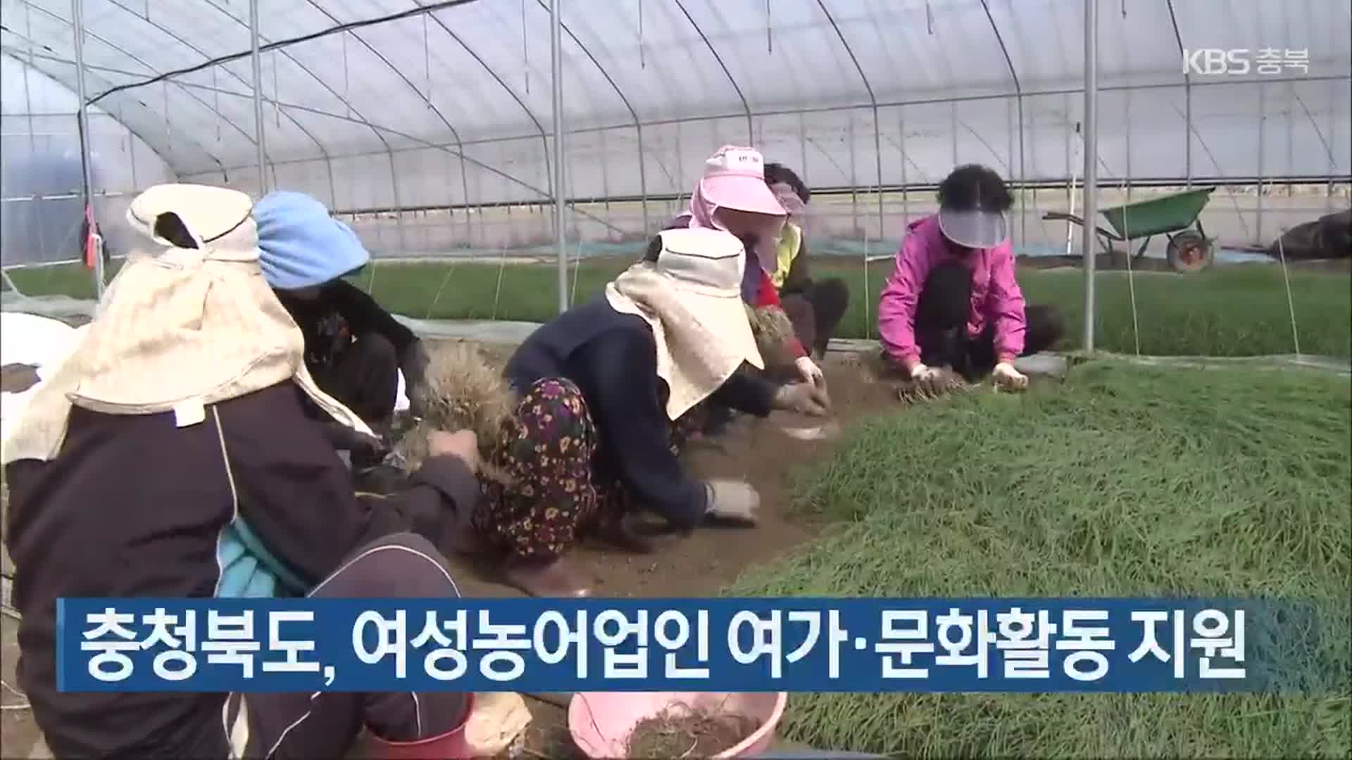 충청북도, 여성농어업인 여가·문화활동 지원