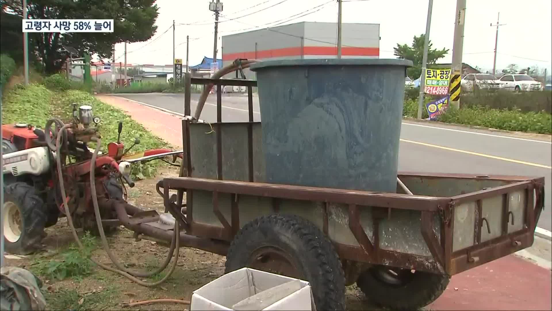 영농철 고령자 교통사고 증가…사망 ‘58%’ 증가