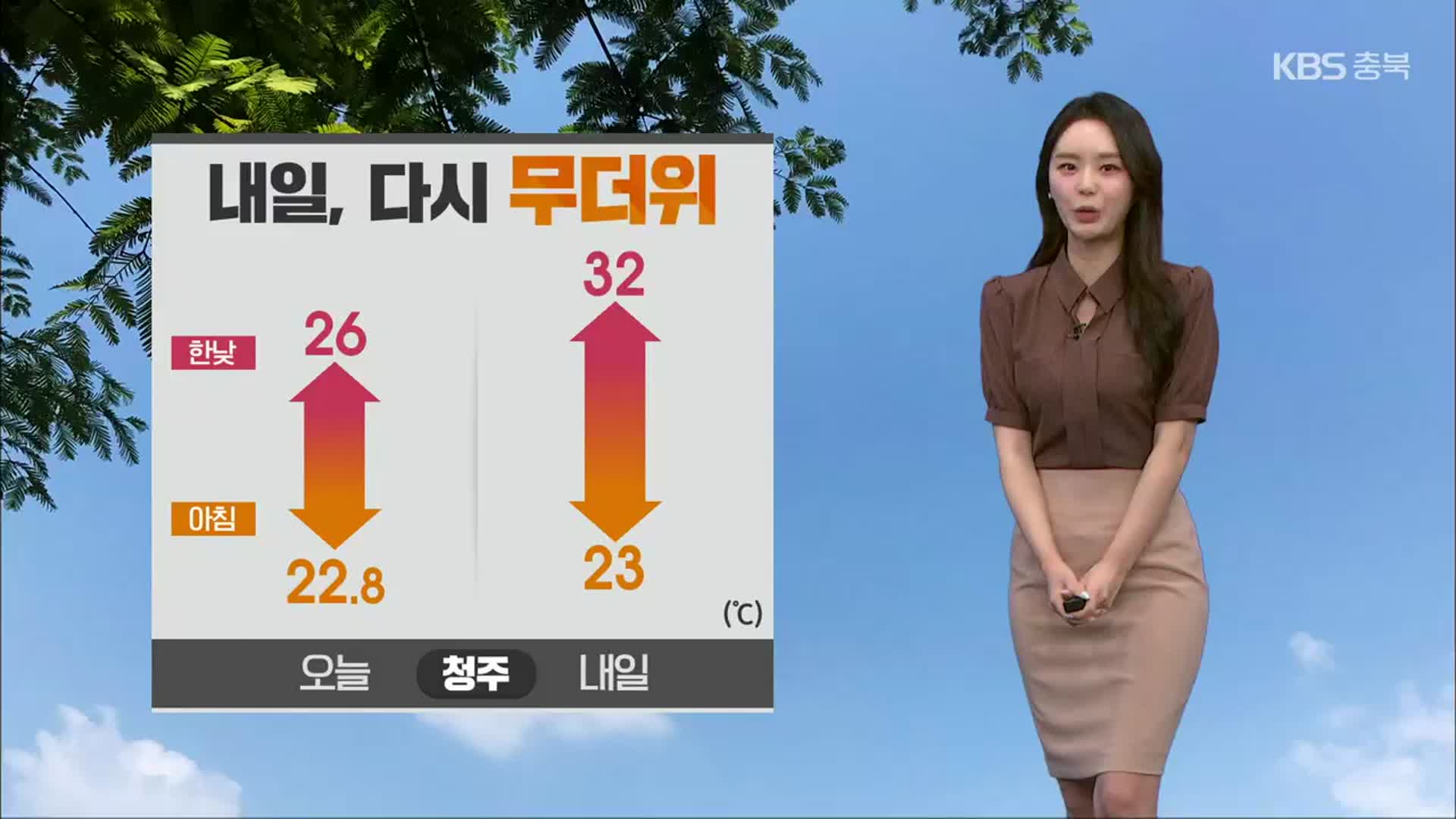 [날씨] 충북 밤까지 비…내일 다시 무더위 시작