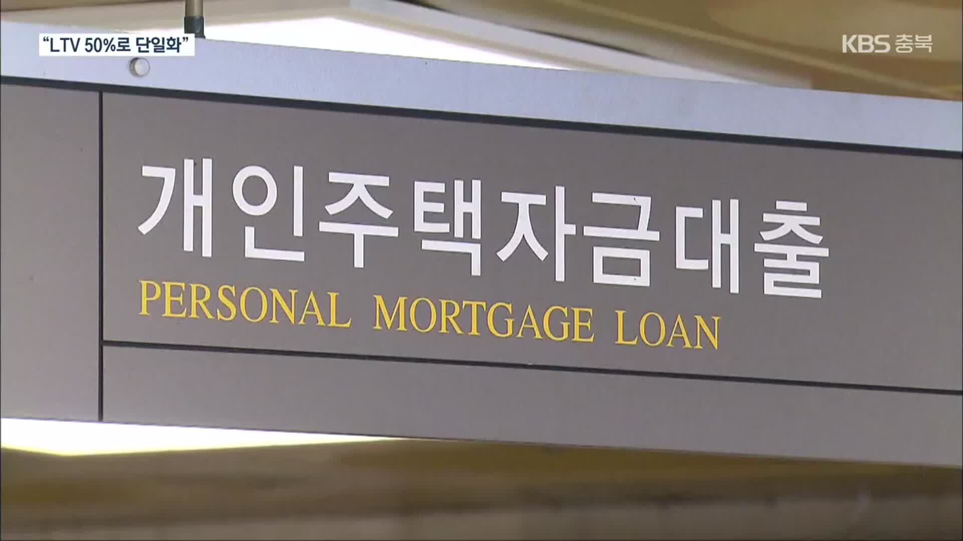 15억원 초과 주택 주담대 허용…LTV 50%로 상향