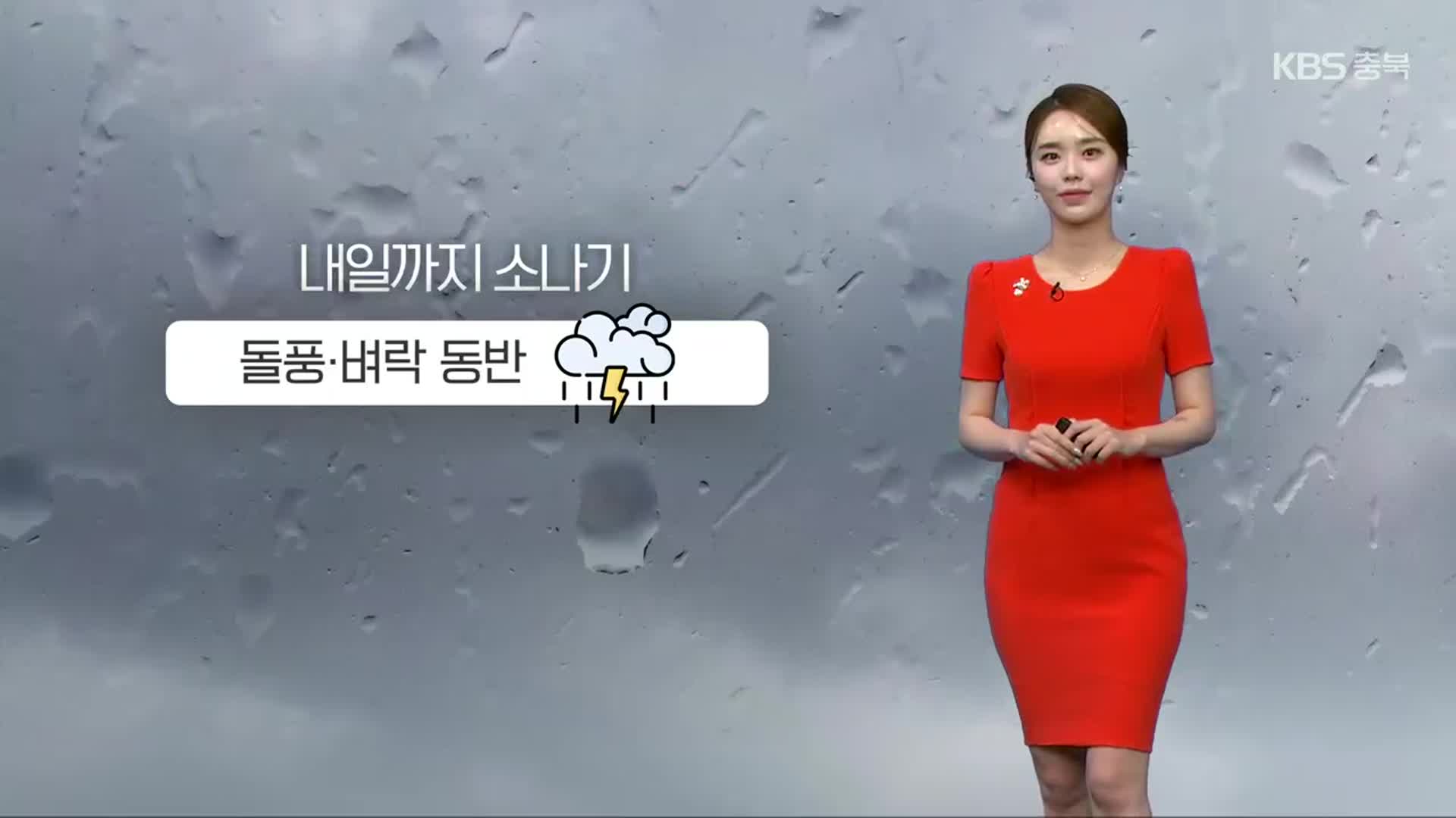 [날씨] 충북 내일까지 강한 소나기…벼락·우박 동반