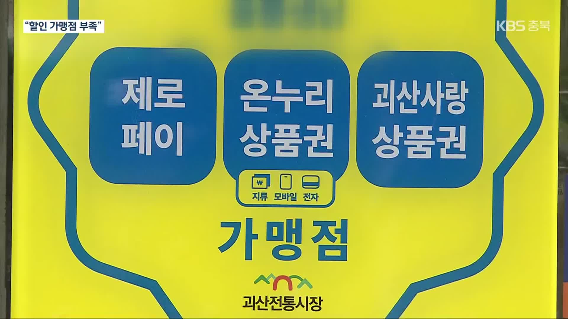 손님도 상인도 모르는 전통시장 할인…가맹점 태부족