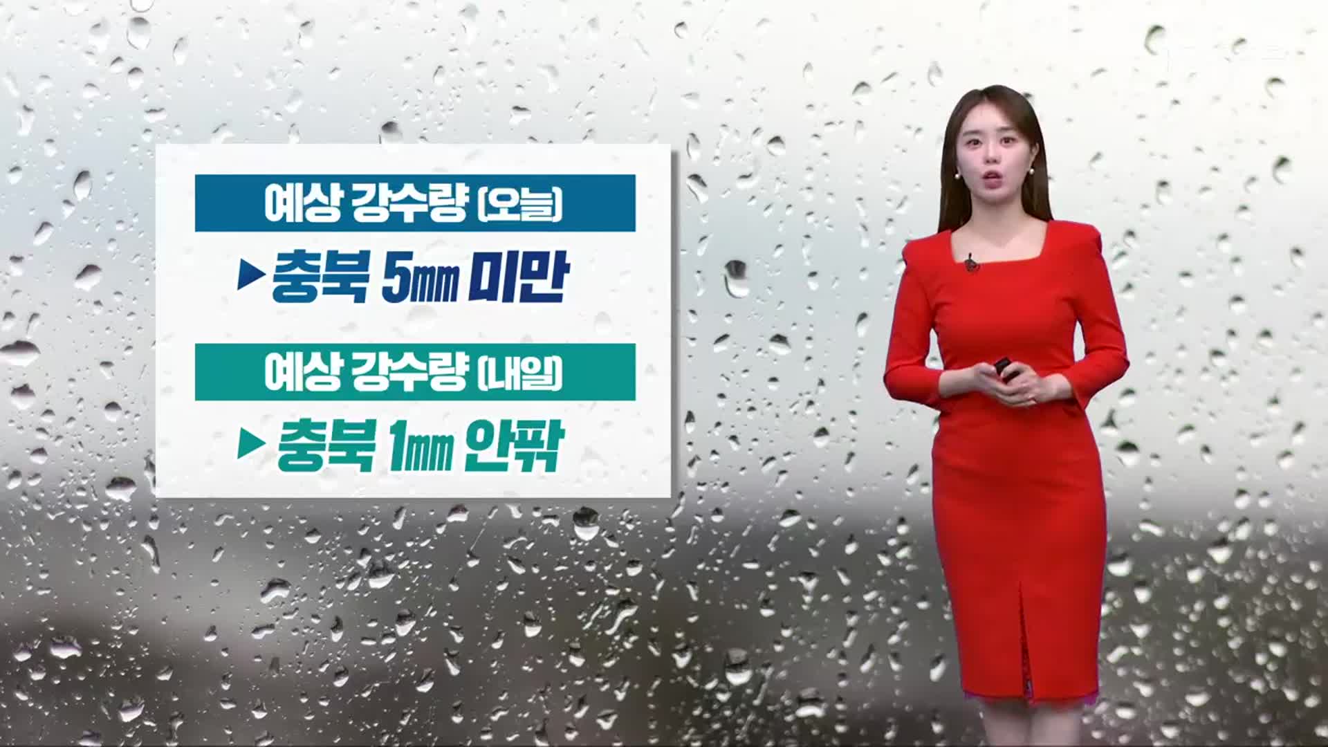 [날씨] 충북 내일 황사 유의…비 조금