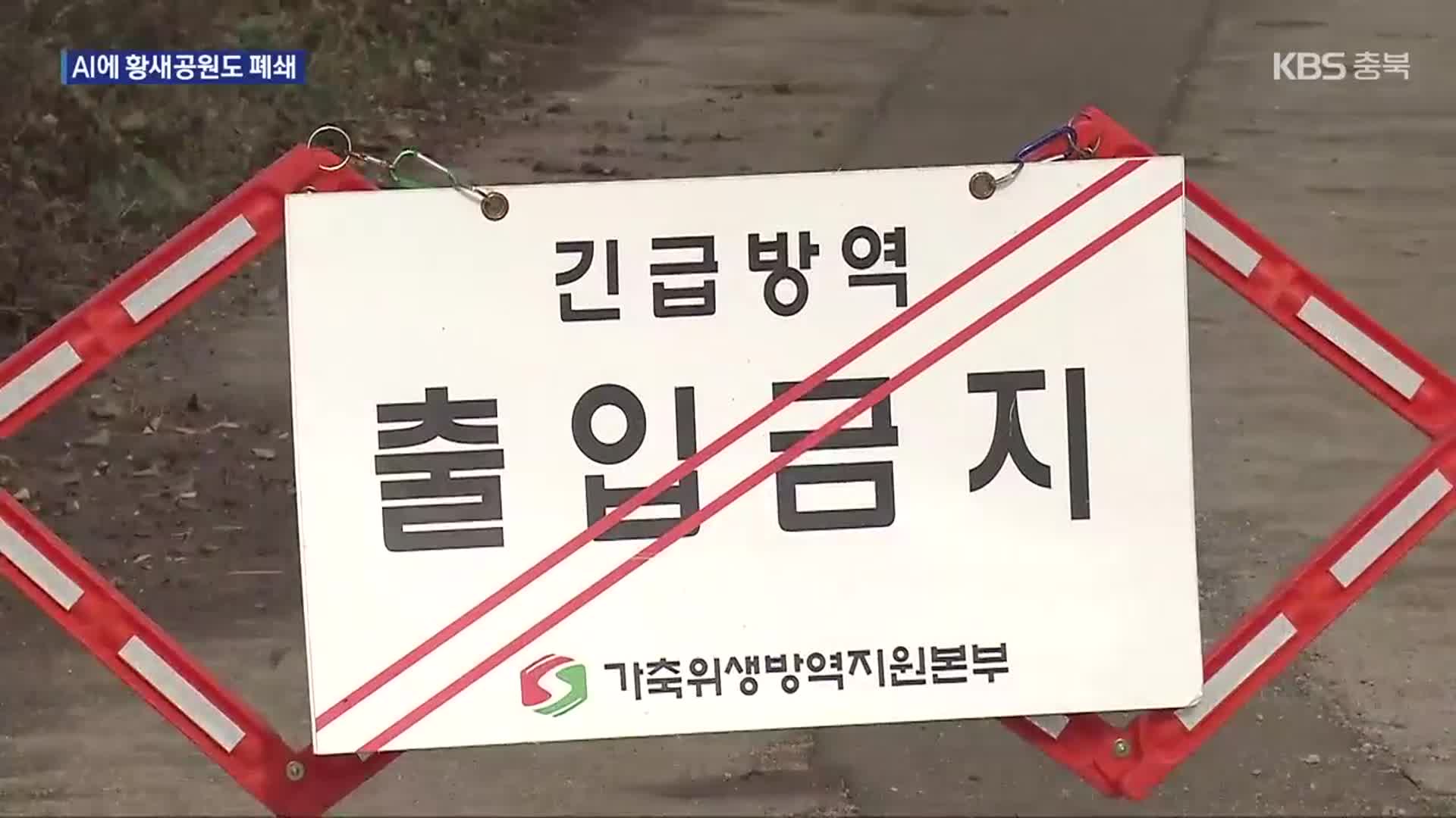 충남 청양에서 고병원성 AI…황새공원도 폐쇄