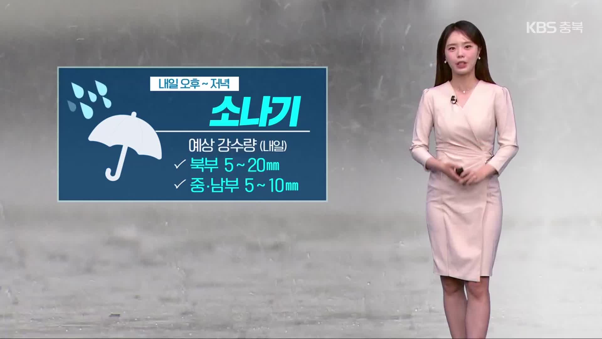 [날씨] 충북 내일 소나기…여름 더위 기승