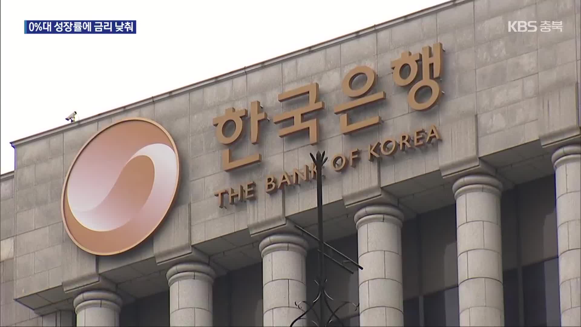 한은 “올해 0.8% 성장…기준금리 더 크게 내릴 수도”