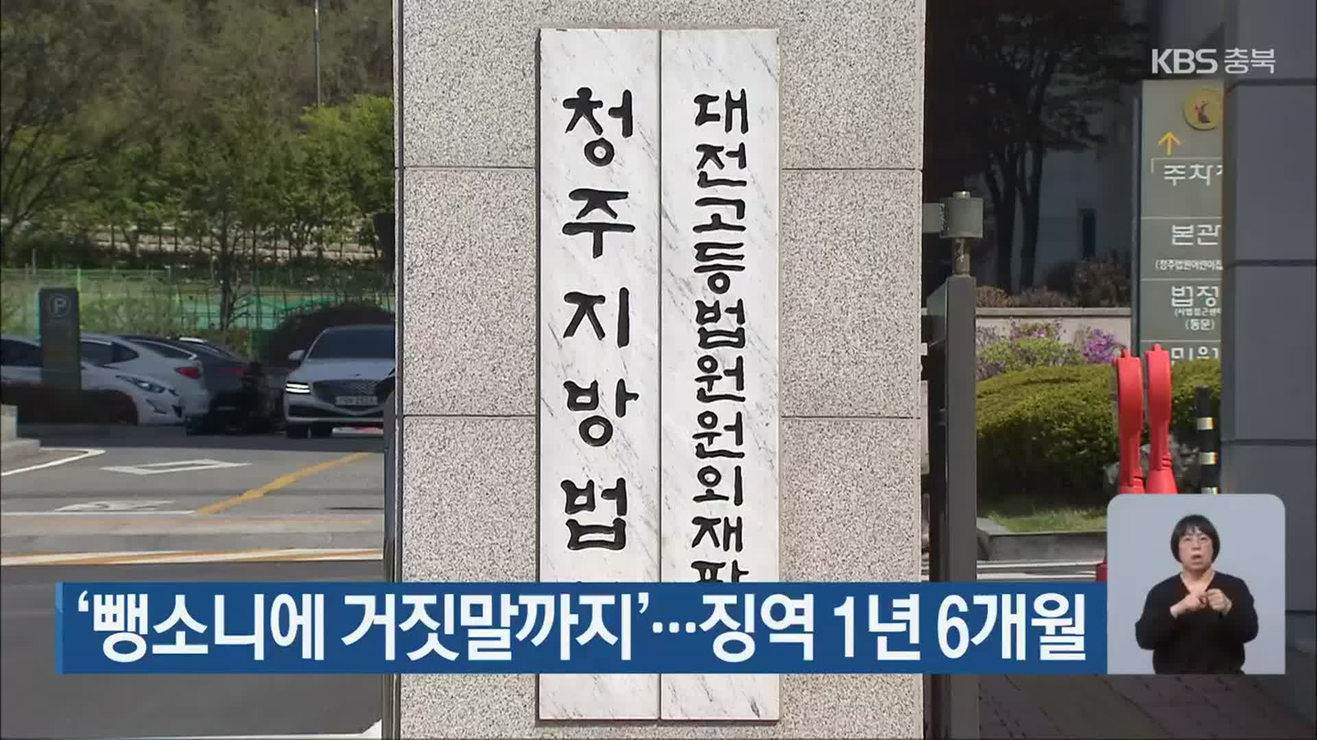 ‘뺑소니에 거짓말까지’…징역 1년 6개월