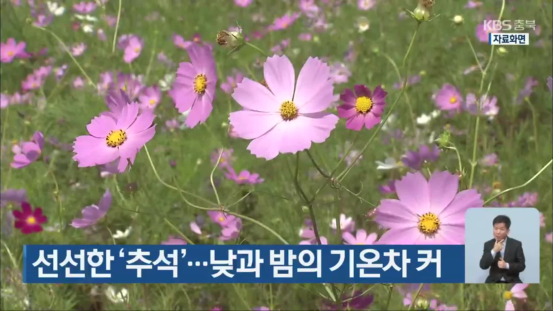 선선한 ‘추석’…낮과 밤의 기온차 커
