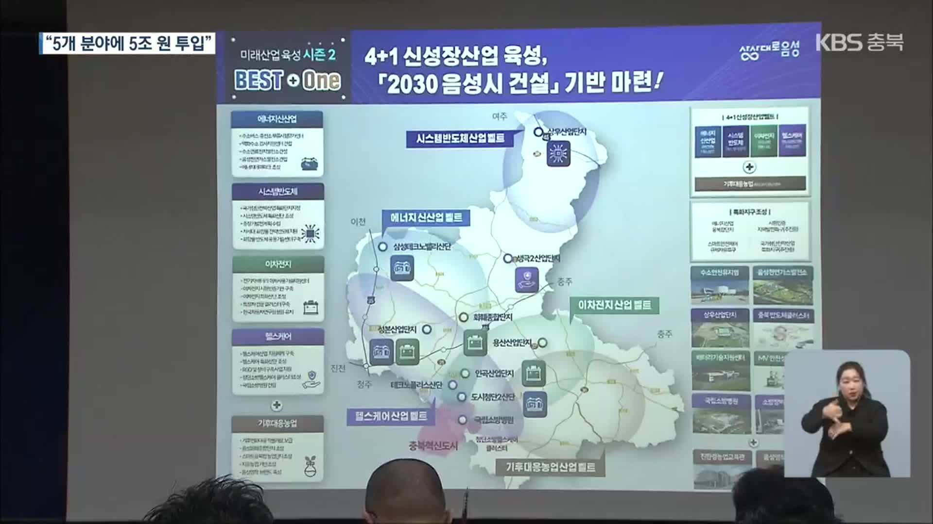 음성군, 5개 분야 신성장산업 발표…“2030년까지 5조 원 투입”