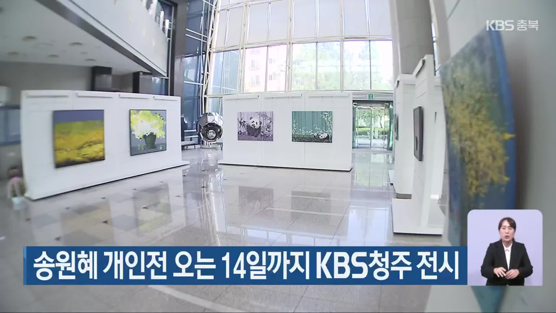 송원혜 개인전 오는 14일까지 KBS청주 전시