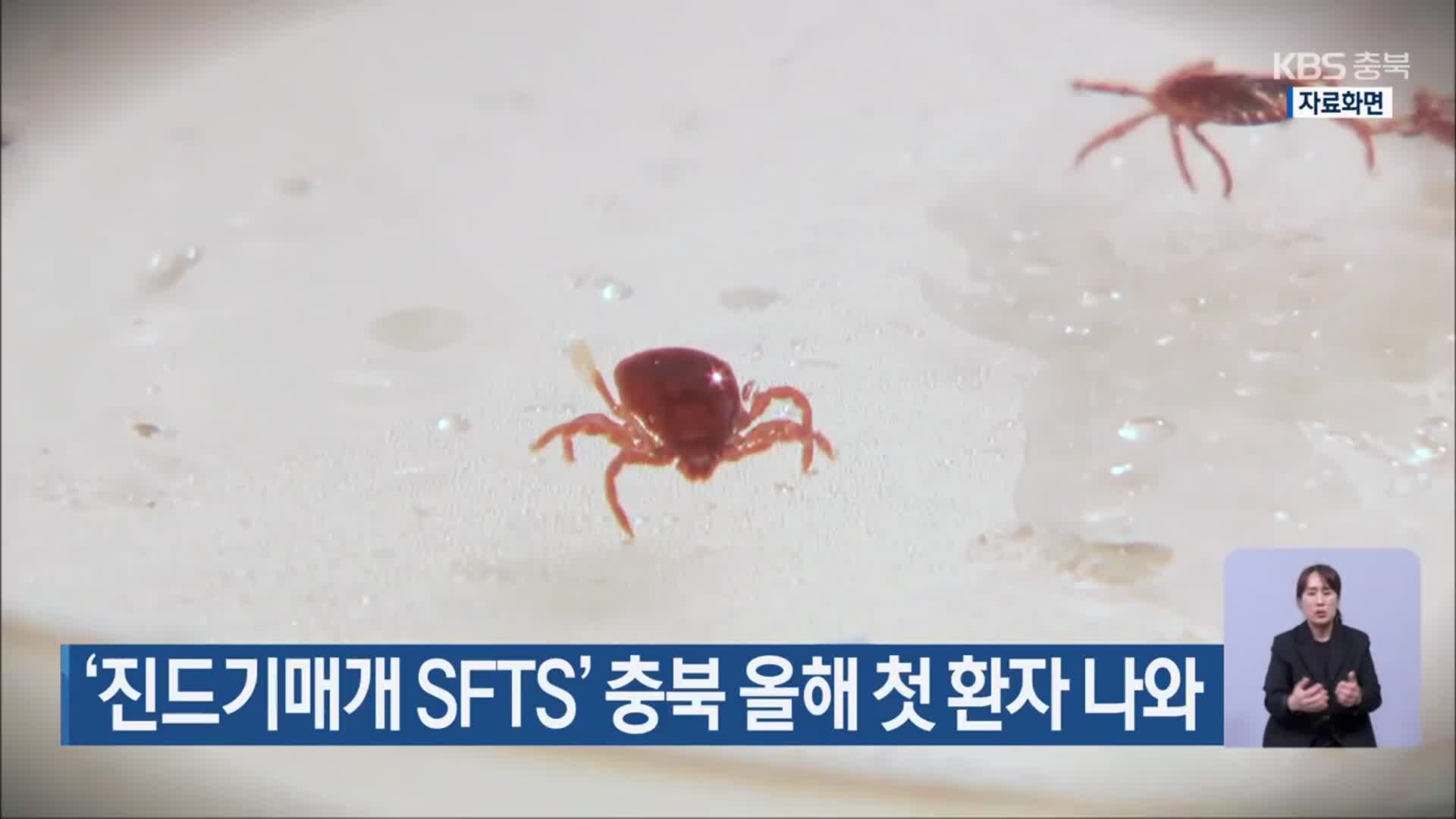 ‘진드기매개 SFTS’ 충북 올해 첫 환자 나와