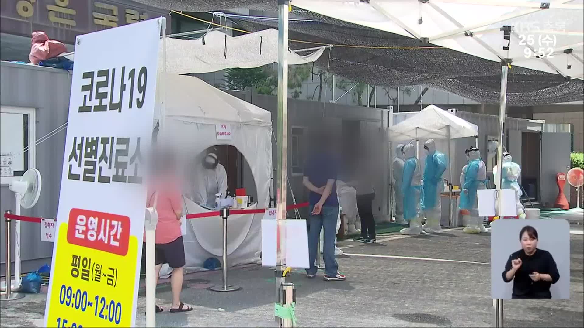 충북 8월 확진자 천 명 넘어…괴산군, 4단계 격상