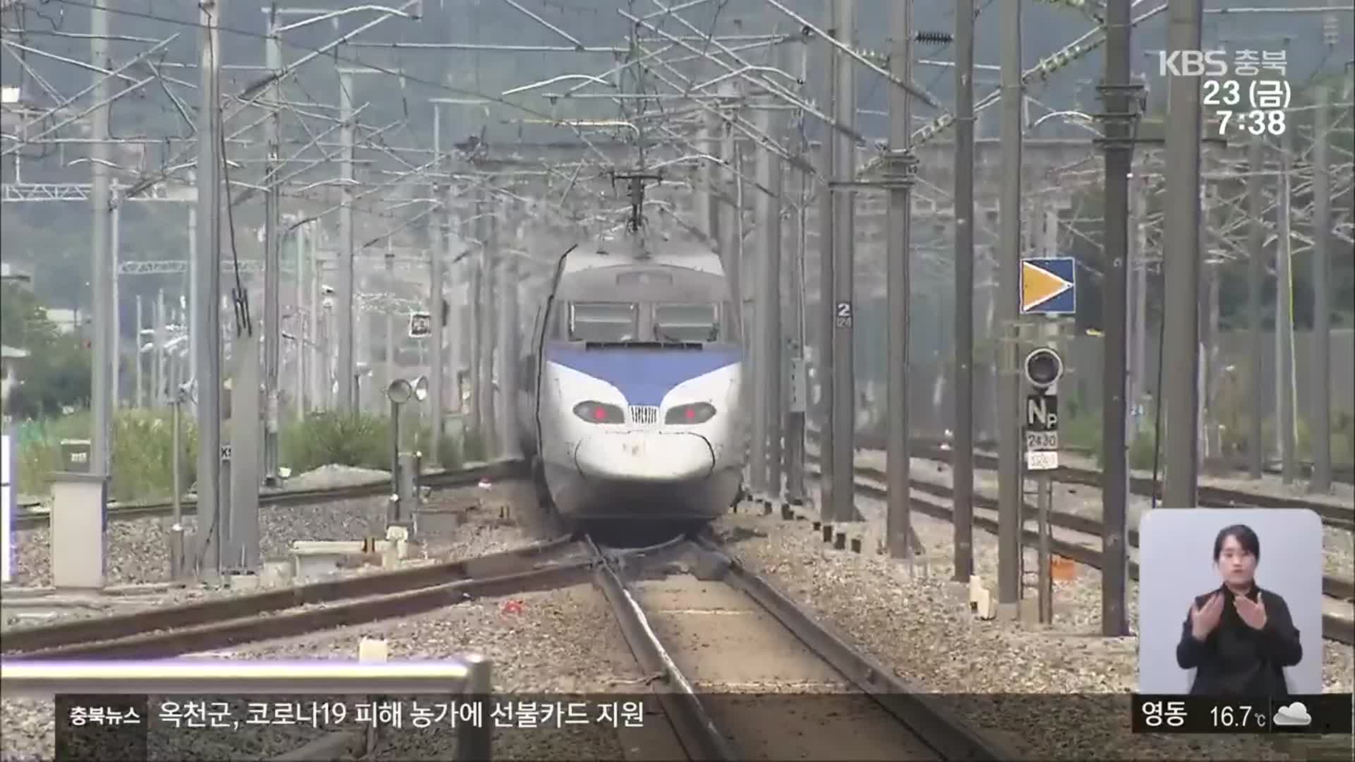‘국가철도망’ 진천·옥천 웃고, 청주·음성 무산