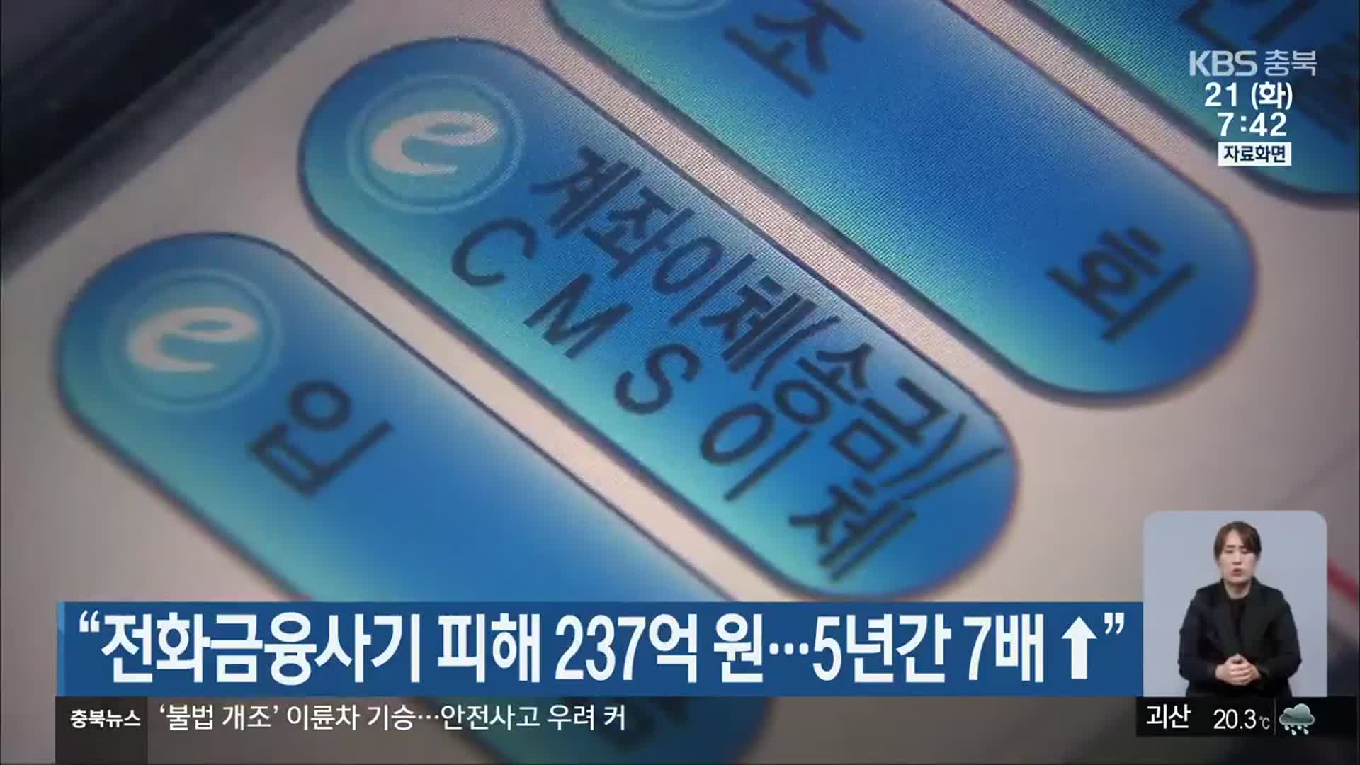 “전화금융사기 피해 237억 원…5년간 7배↑”