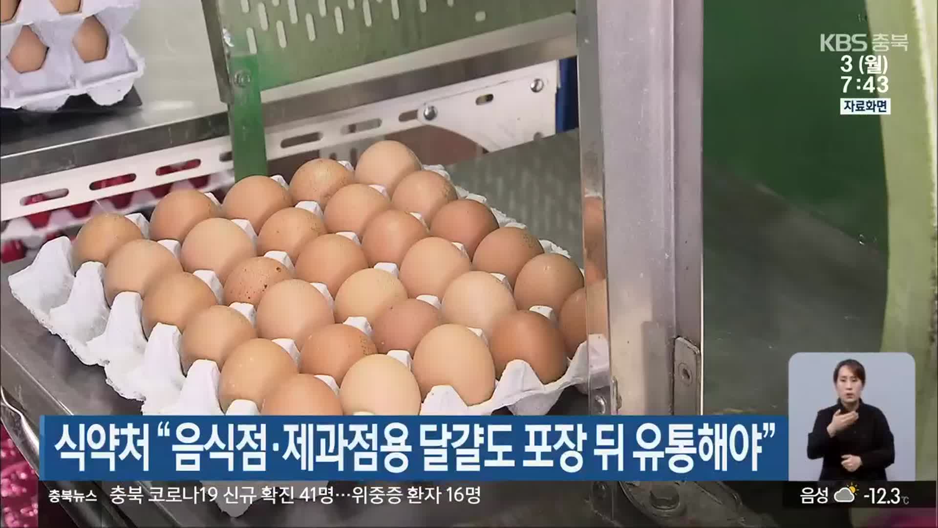 식약처 “음식점·제과점용 달걀도 포장 뒤 유통해야”