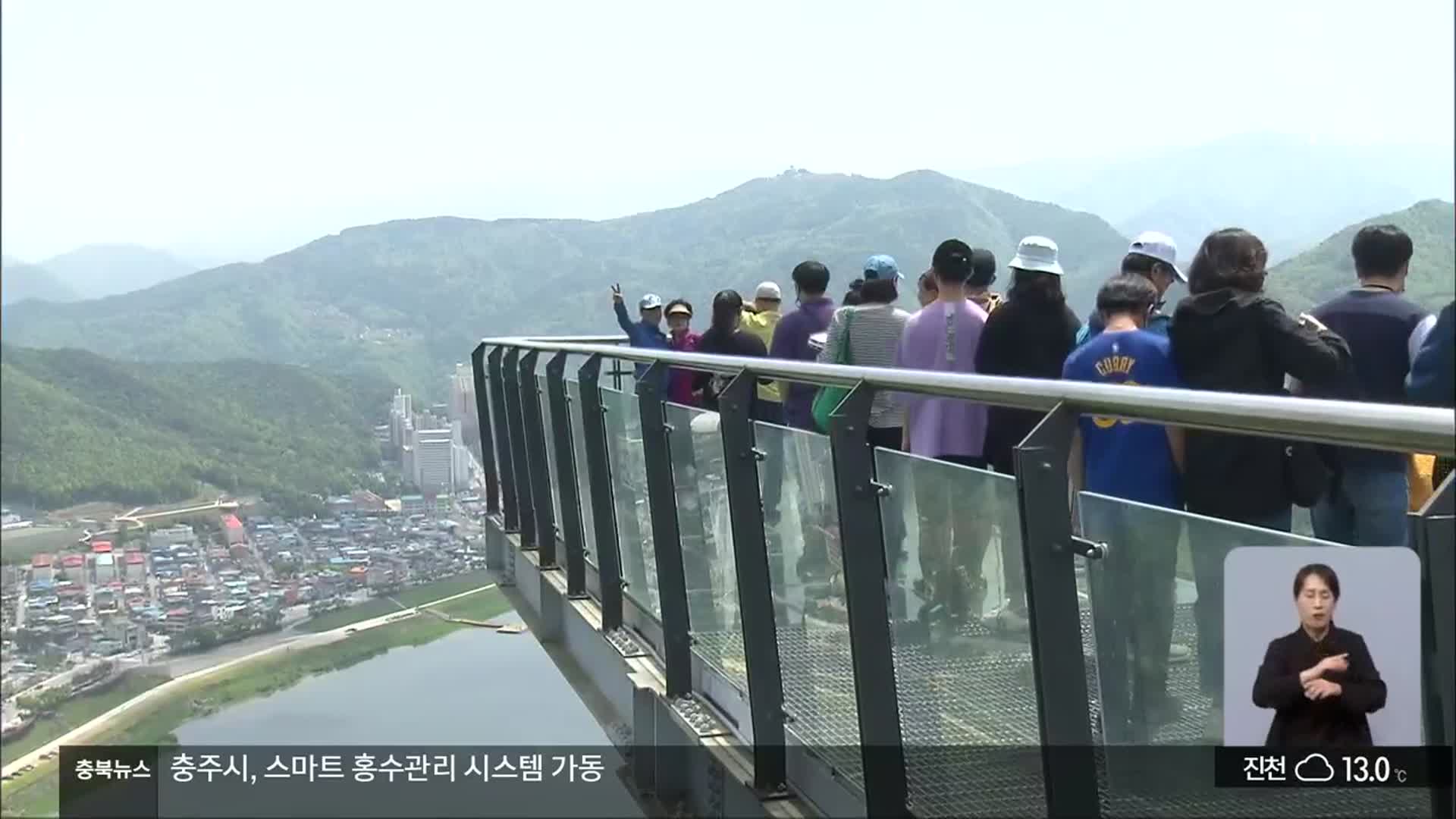 사회적 거리두기 해제…충북 관광지 ‘북적’