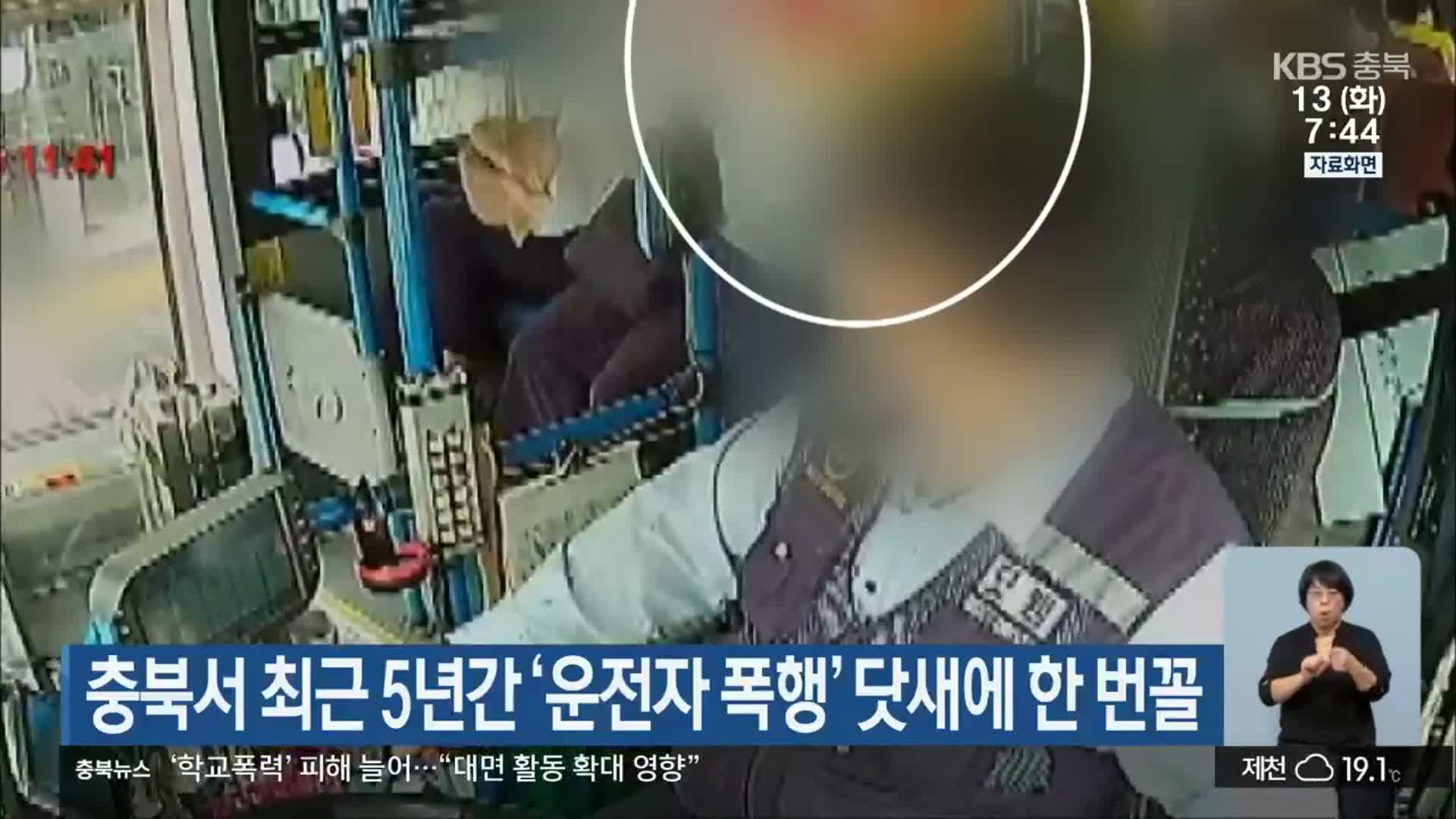 충북서 최근 5년간 ‘운전자 폭행’ 닷새에 한 번꼴