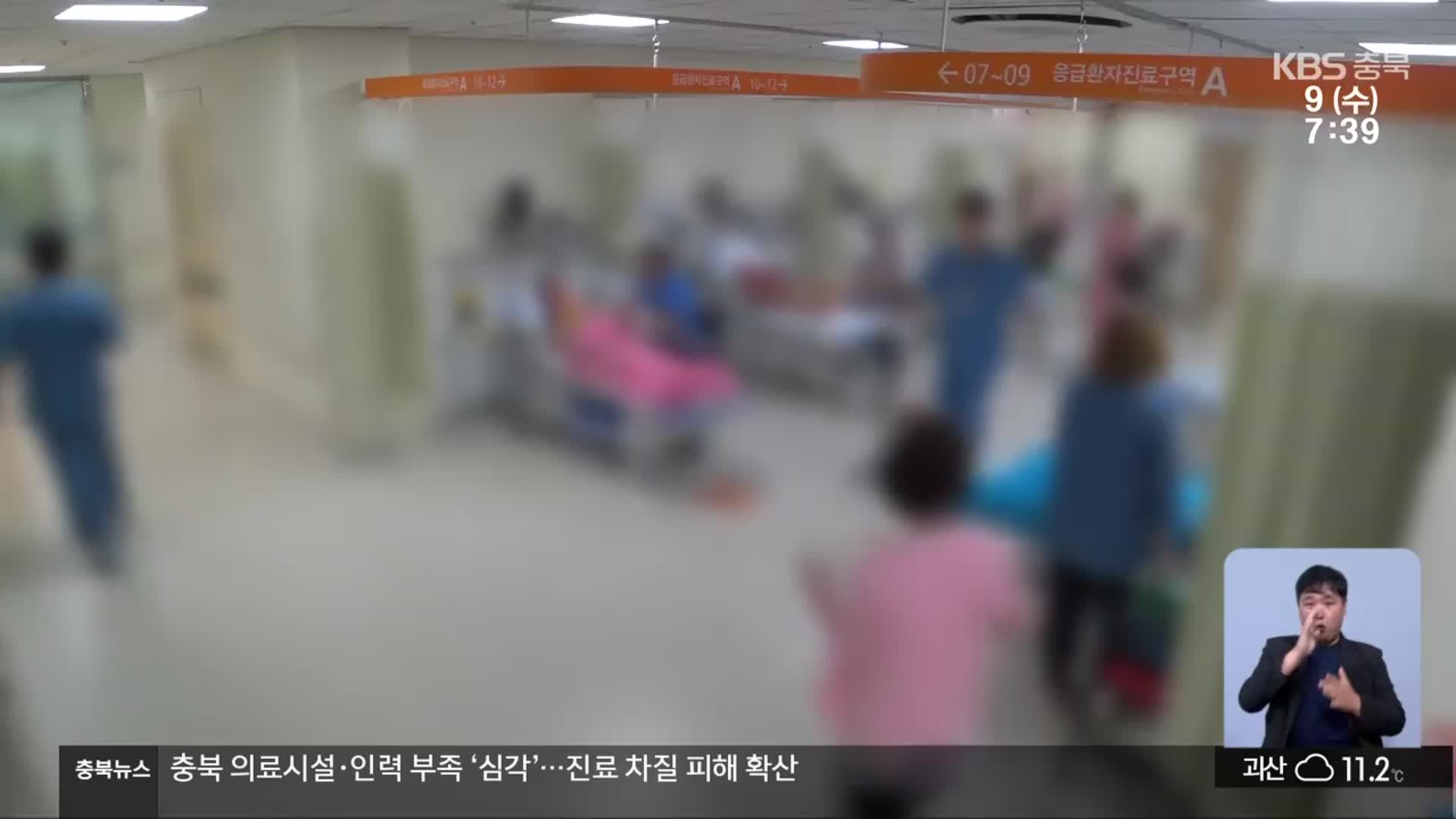 충북 공공의료 실상은?…“인력·시설 태부족”