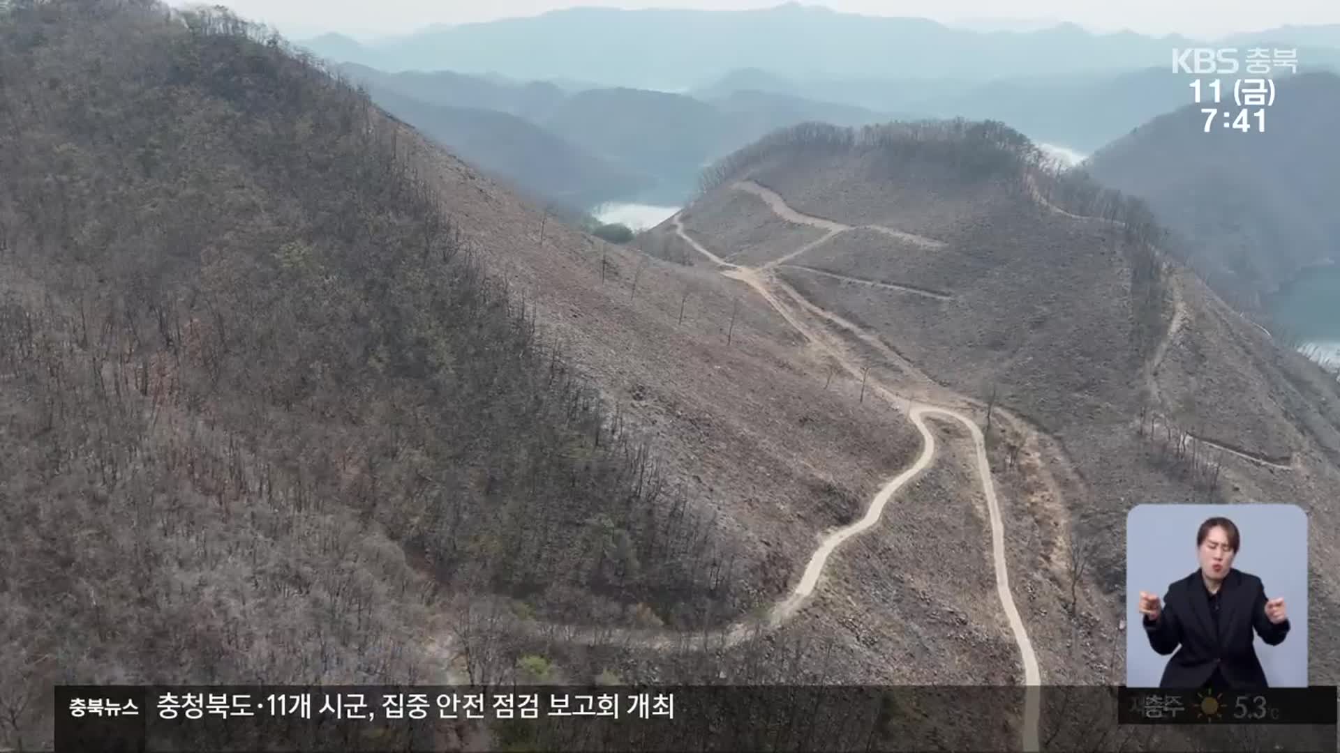 대형 산불 피해지 갔더니…“복구까지 최소 30년”
