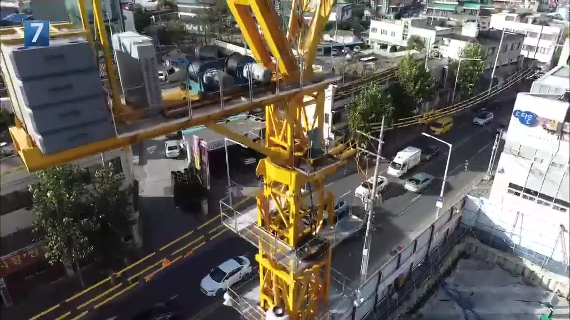 건설현장 ‘소형 타워크레인’ 안전성 논란