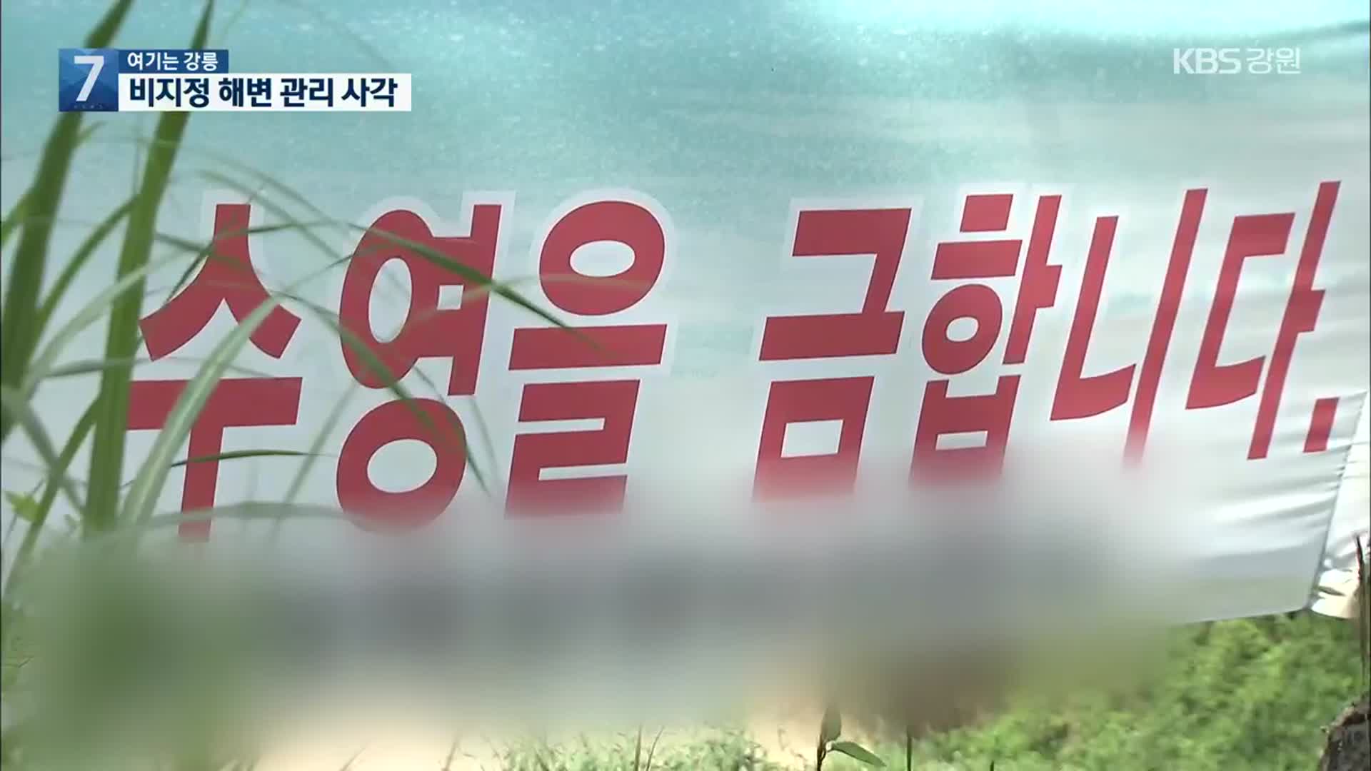 [여기는 강릉] 비지정 해변 안전 관리 사각