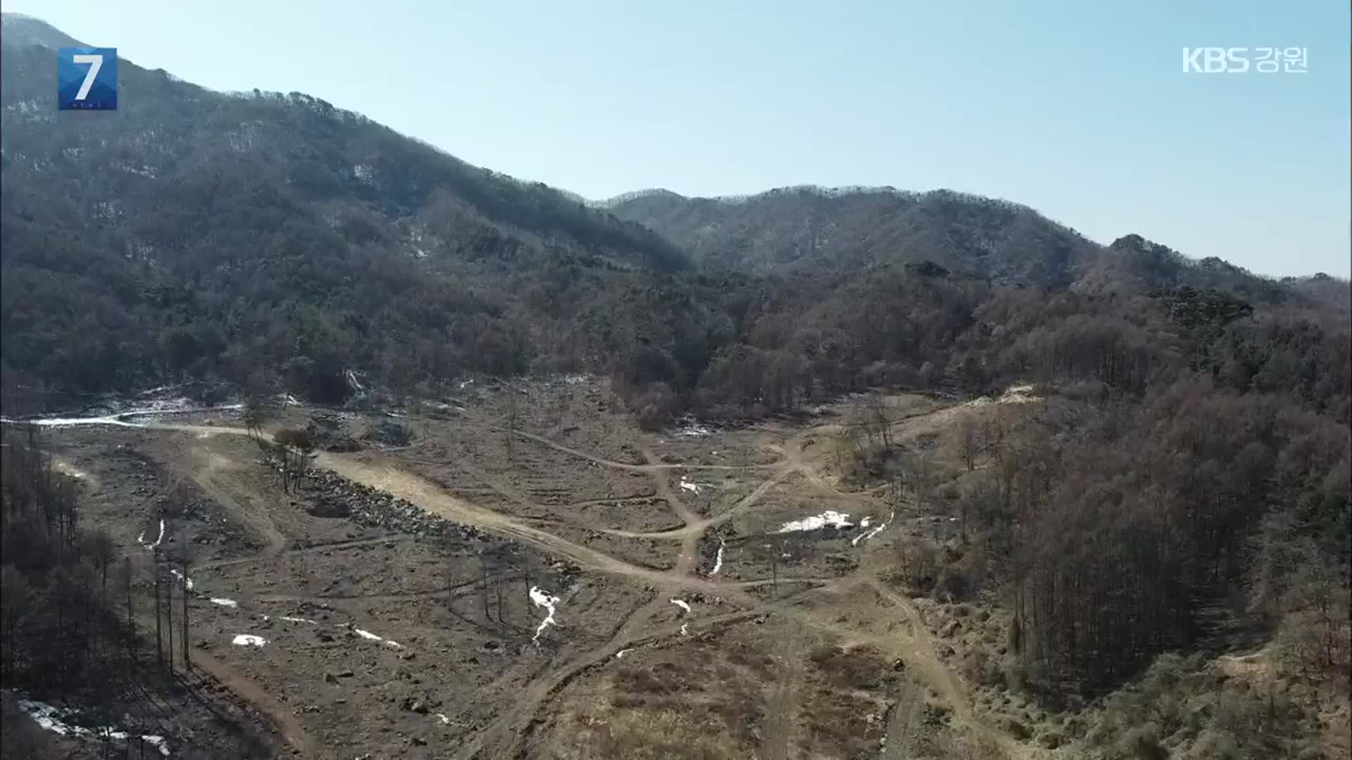 [여기는 원주] 골프장 건설한다며 시유지·원형보전지 훼손