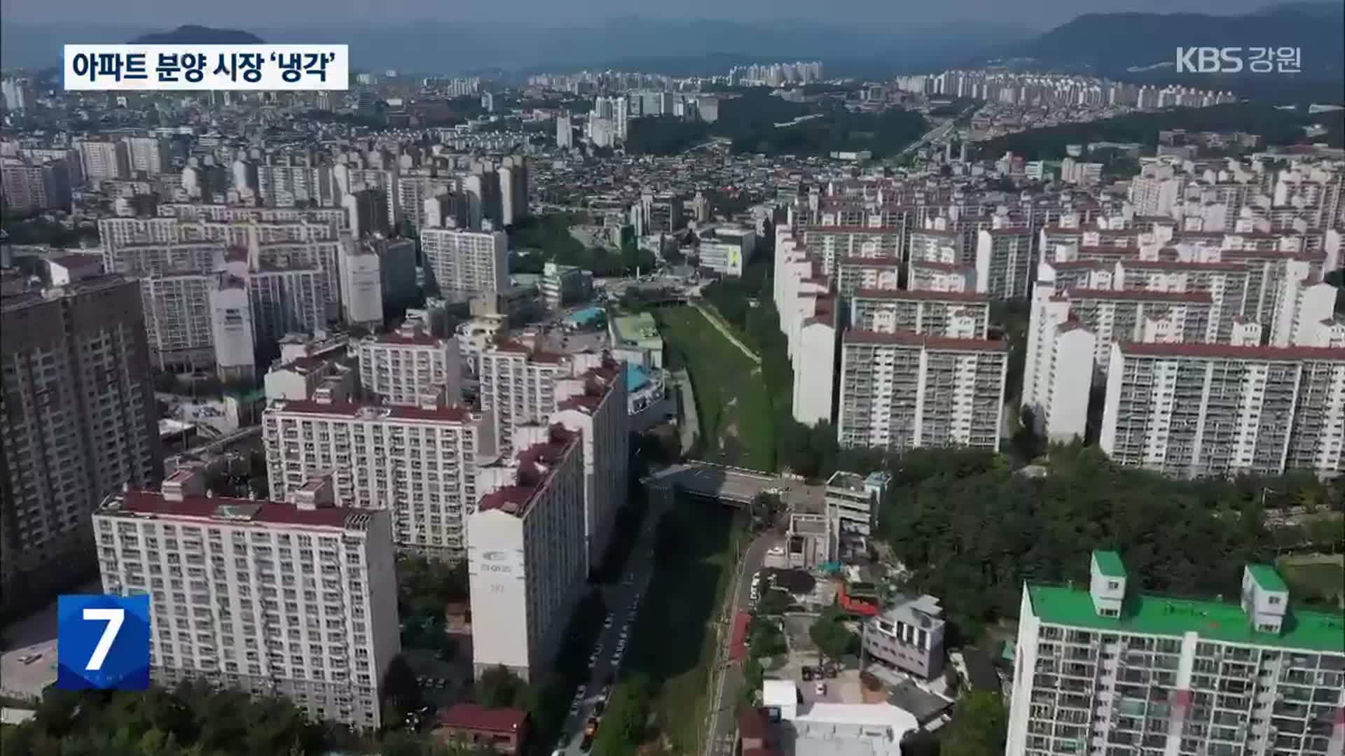 아파트 분양 시장 ‘냉각’…신규 분양도 타격