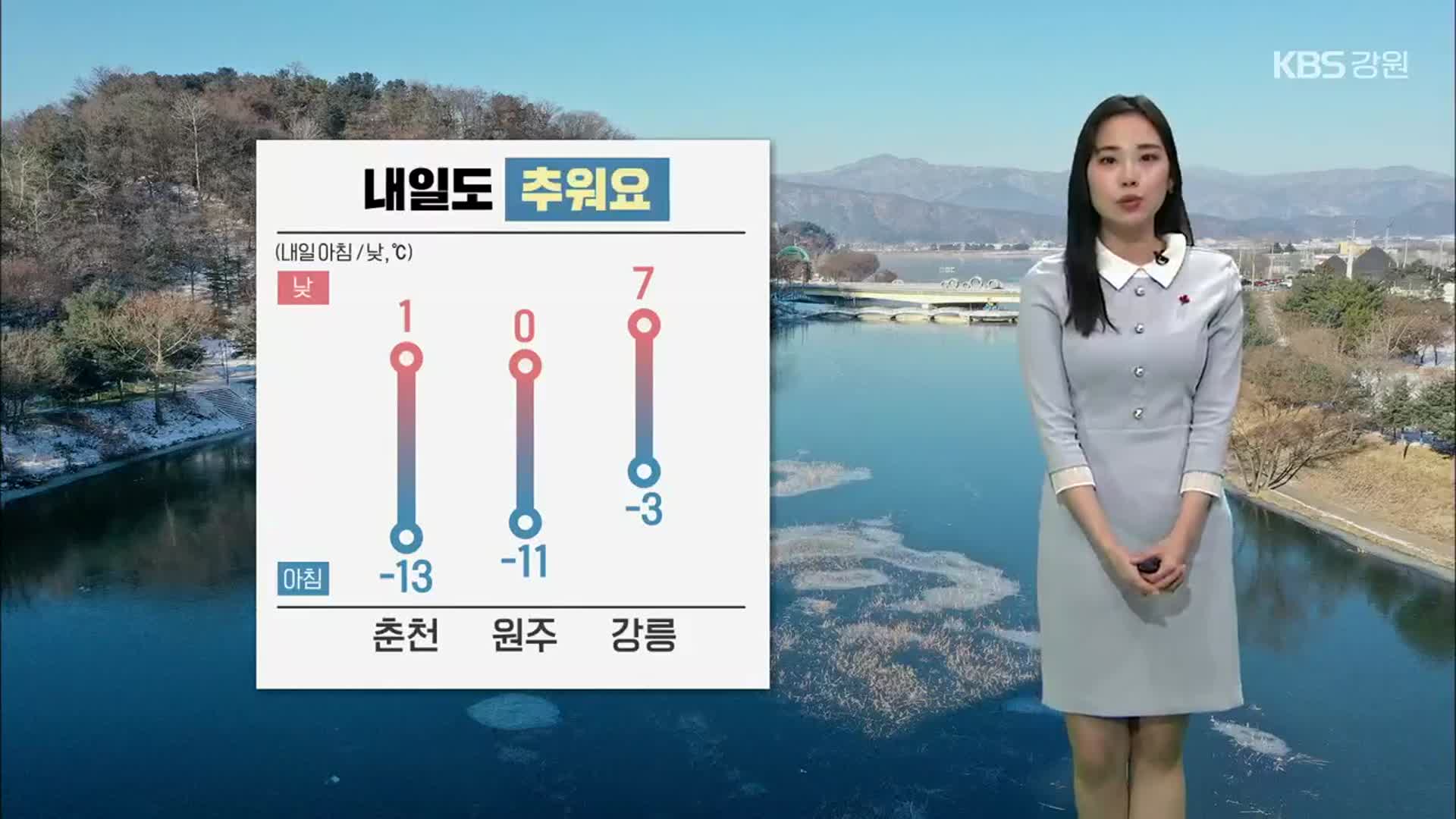 [날씨] 강원 한파주의보…영동 건조특보 계속