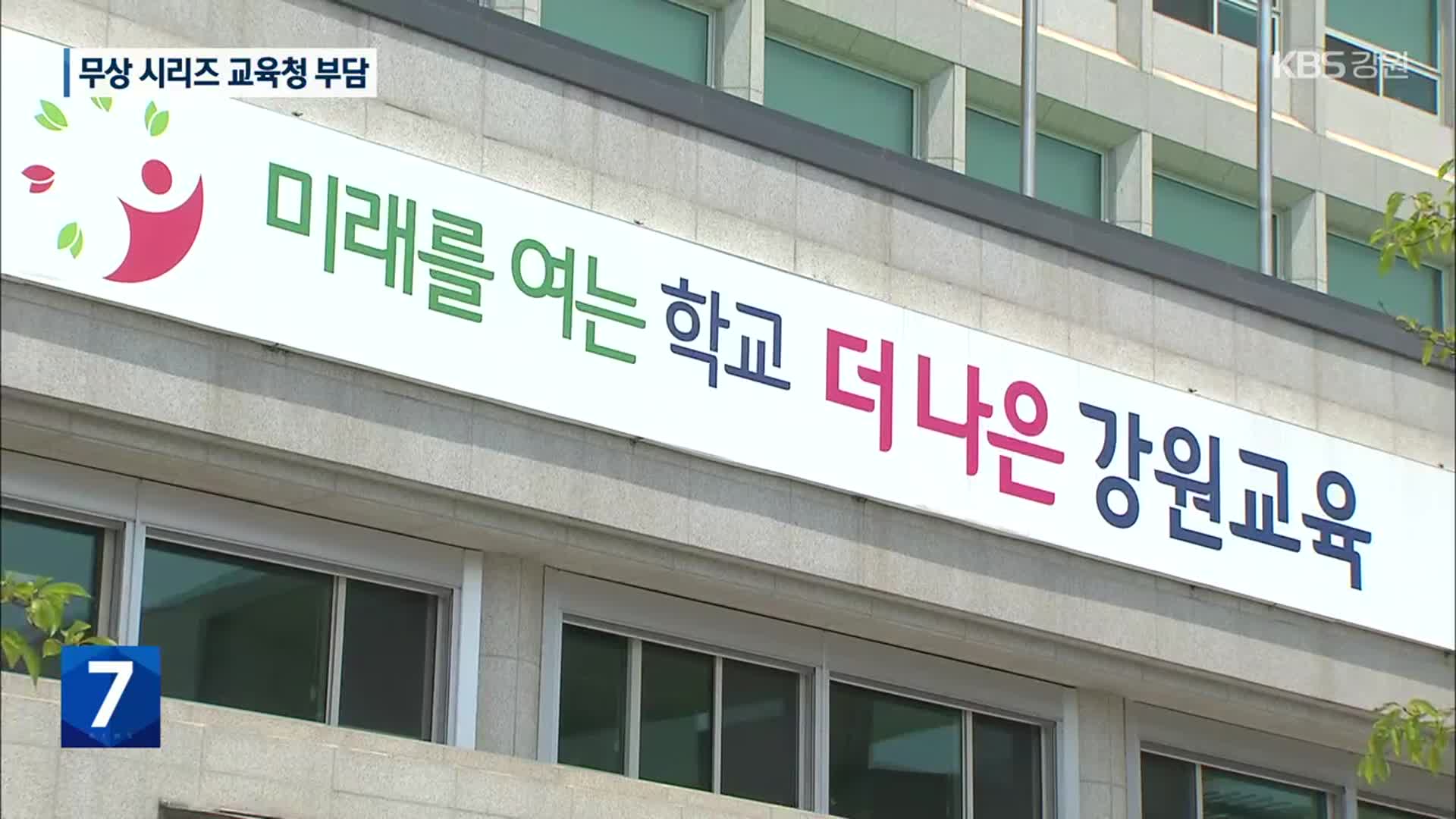 강원도 세수 결손에 ‘교육협력사업’ 교육청 부담으로