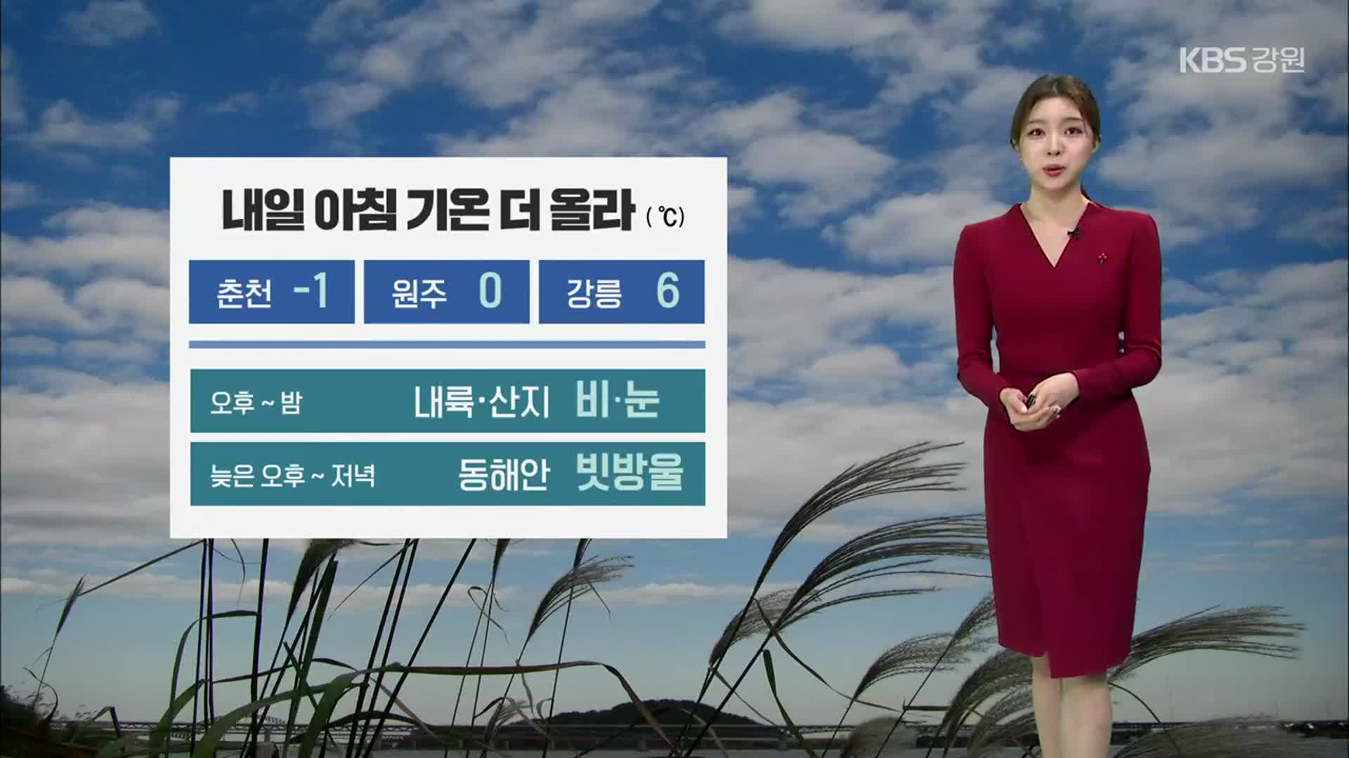 [날씨] 강원 내일 아침 기온 더 올라…미세먼지 ‘나쁨’