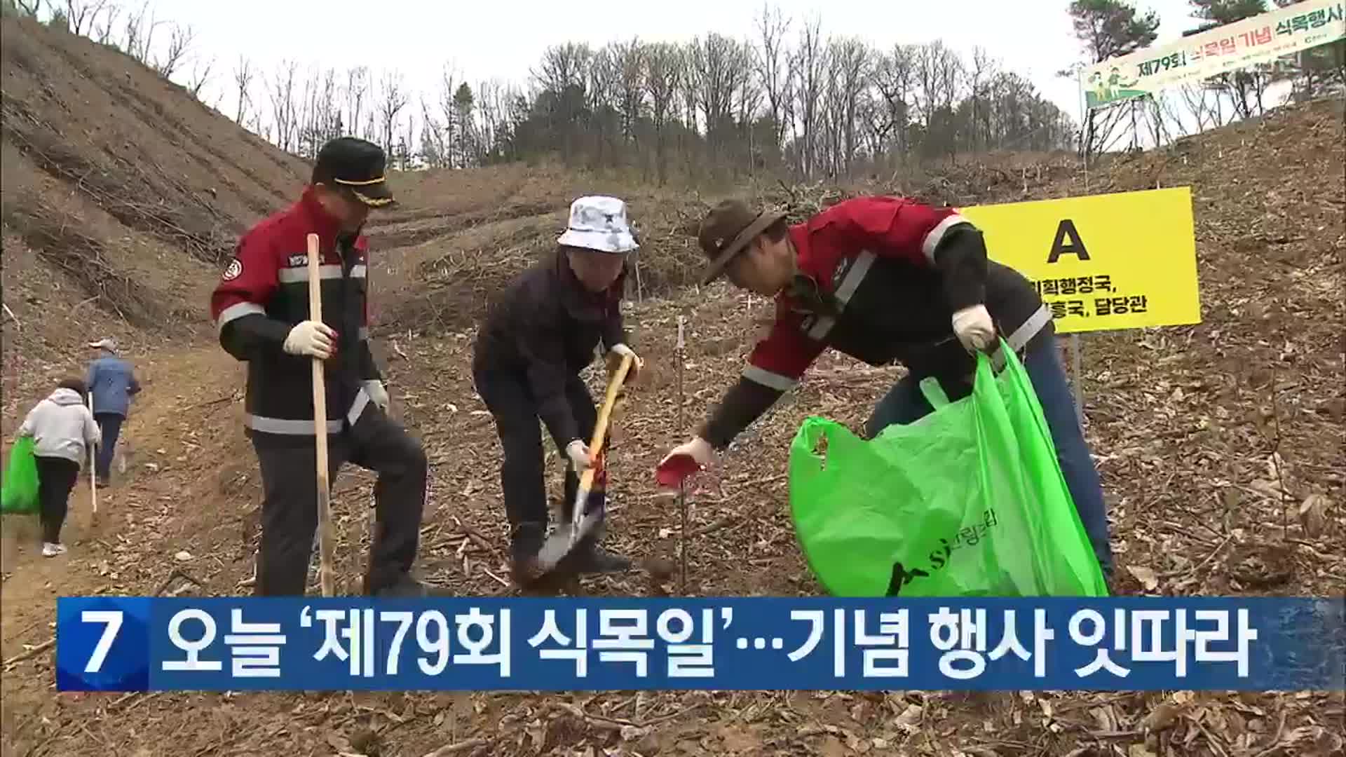 오늘 ‘제79회 식목일’…기념 행사 잇따라