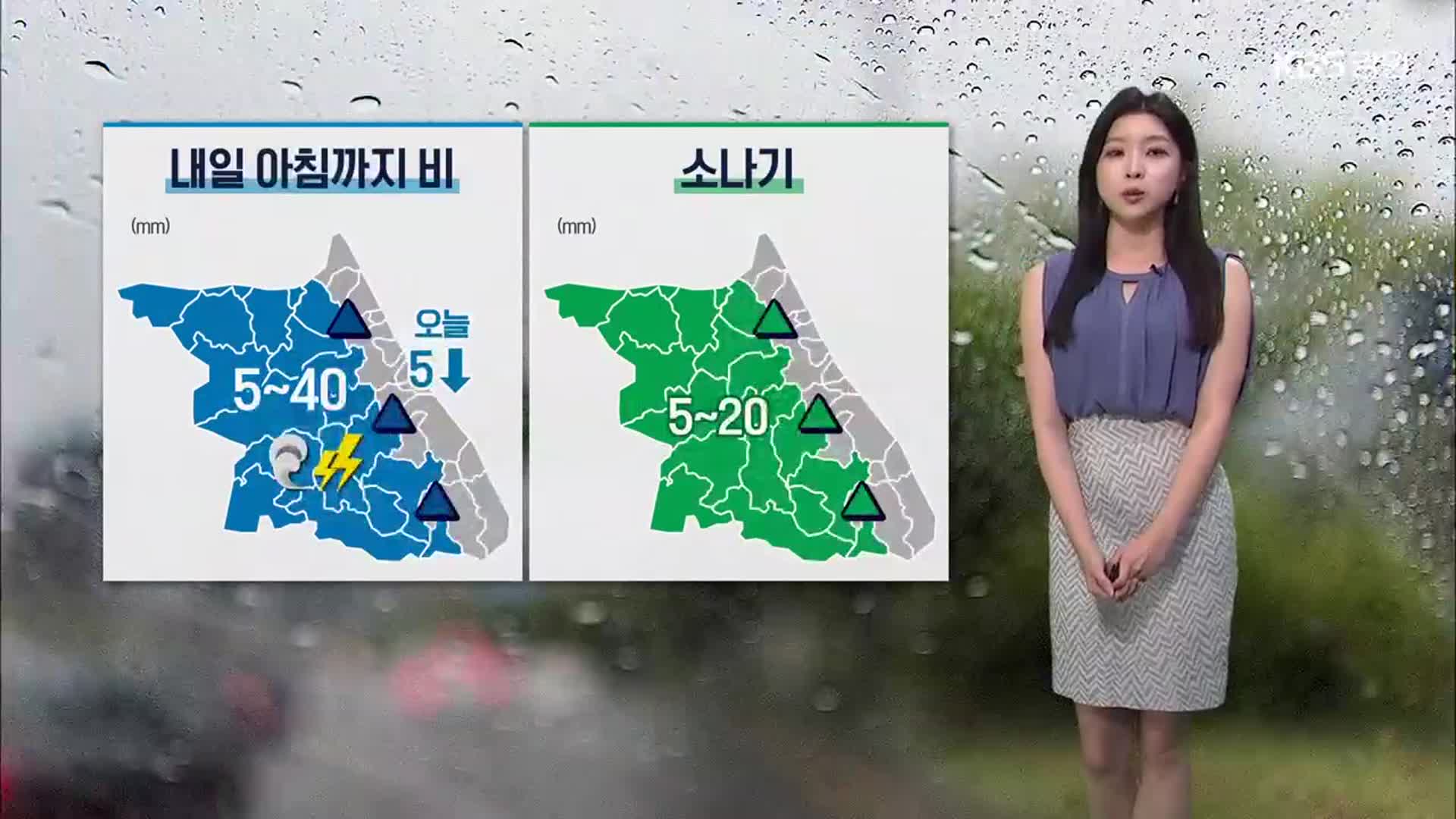 [날씨] 절기 ‘처서’, 강원 폭염특보…내일 아침까지 비 이어져