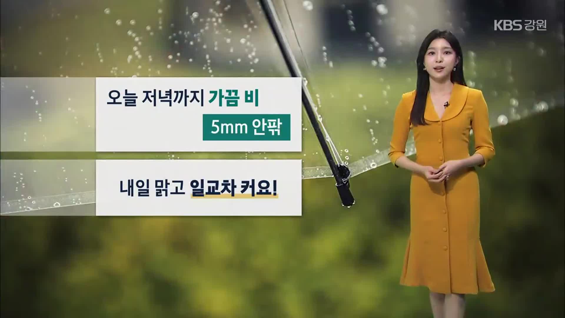 [날씨] 강원 내일 맑고 일교차 커…새벽 짙은 안개 주의