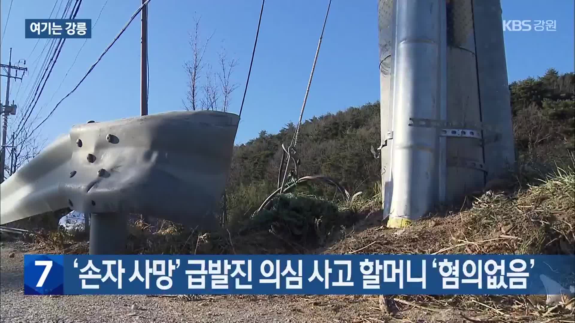 [여기는 강릉] ‘손자 사망’ 급발진 의심 사고 할머니 ‘혐의없음’ 외