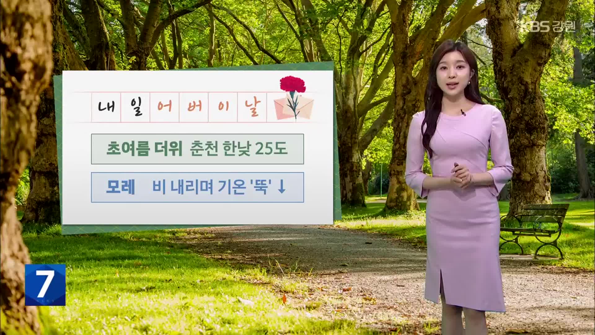 [날씨] 강원 초여름 더위…내일 춘천 한낮 25도